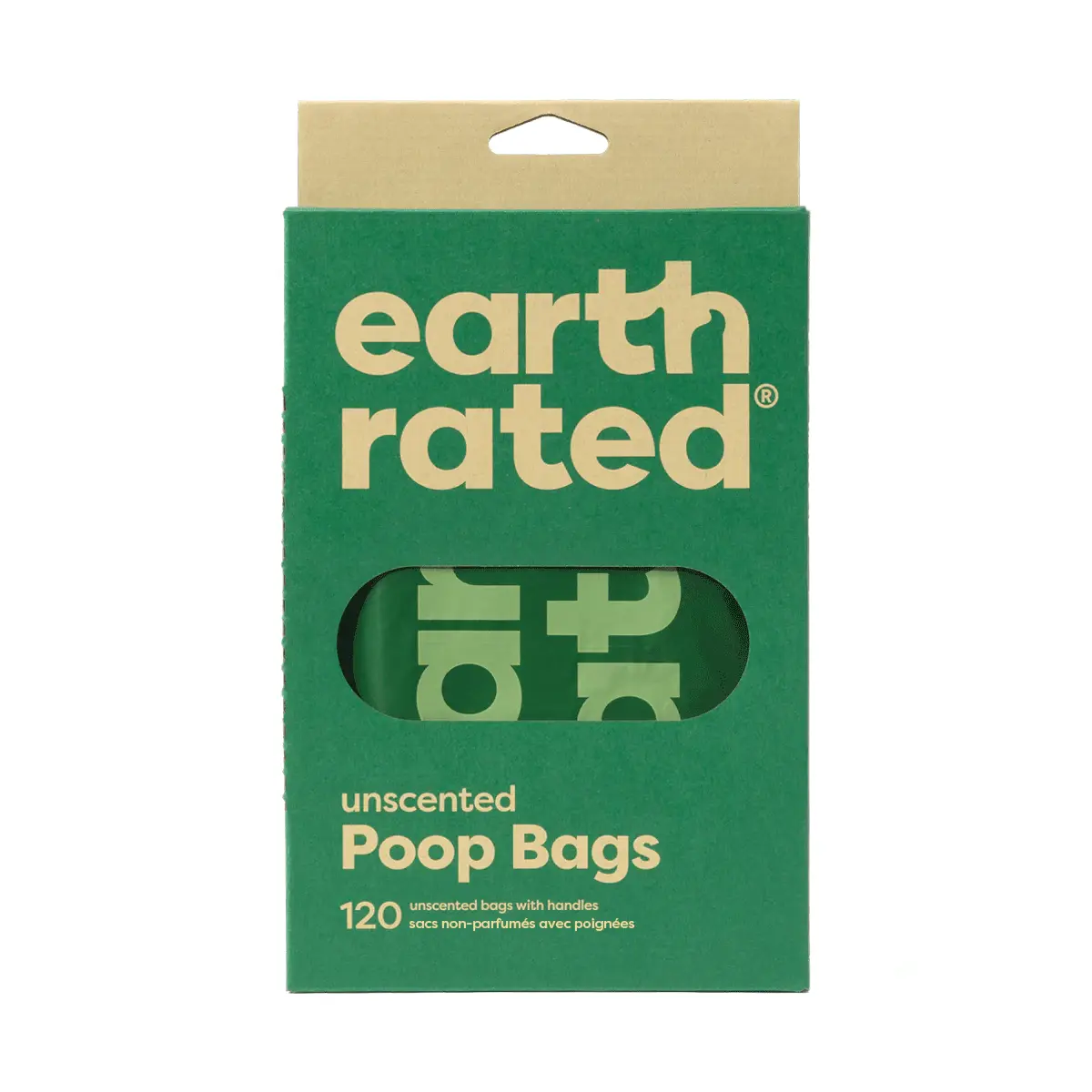 Earth Rated Dog Poop Bags with Handles - 120 Leak-Proof