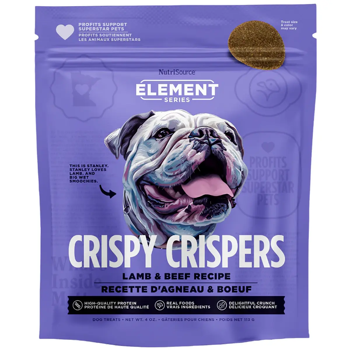 Element Series Crispy Crispers Dog Treats - Beef & Lamb