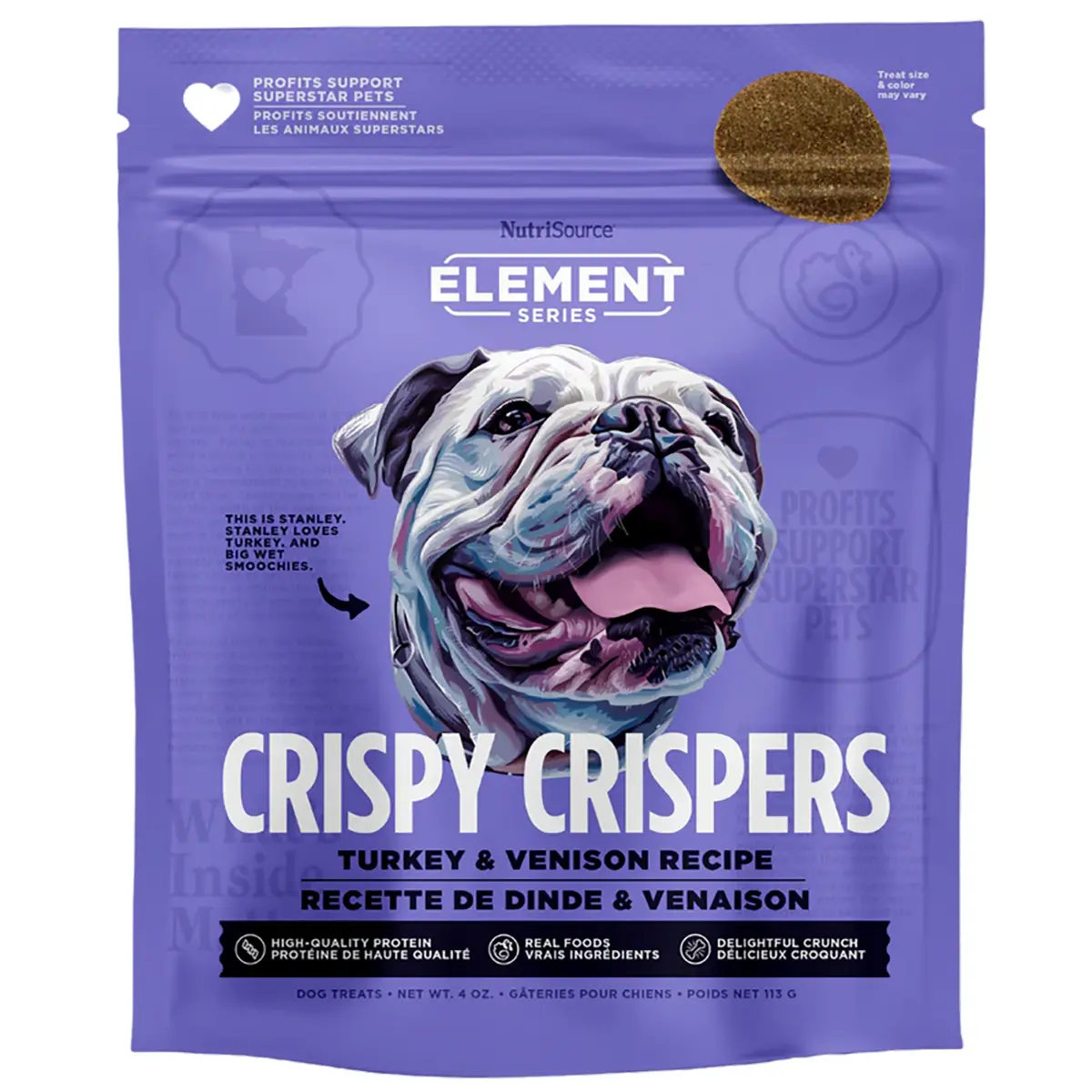 Element Series Crispy Crispers Dog Treats - Turkey & Venison