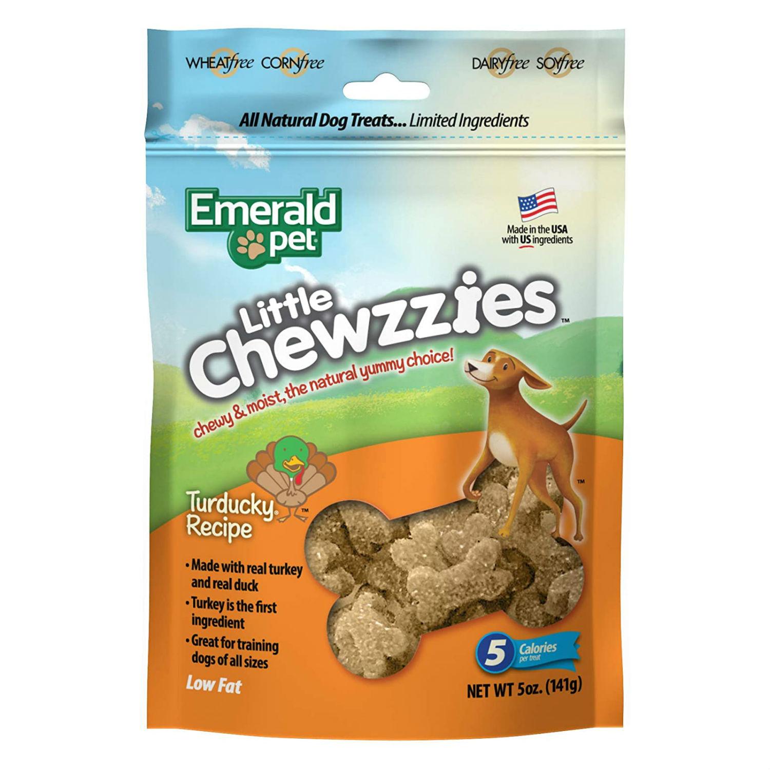 Emerald Pet Little Chewzzies Dog Treats - Turducky