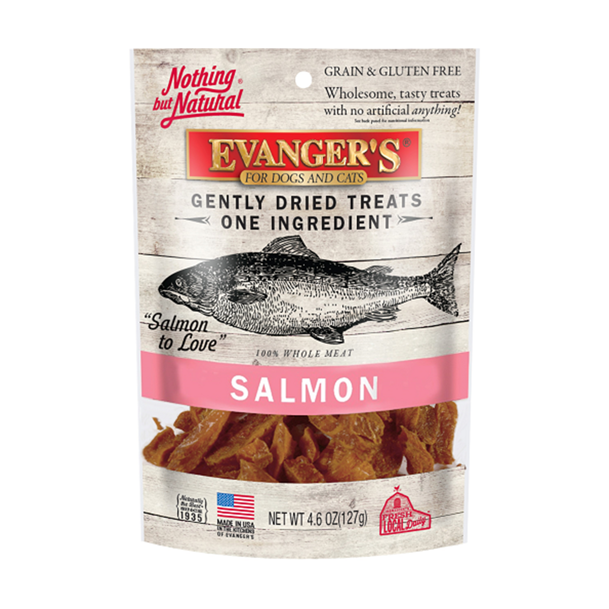 Evangers Gently Dried Dog and Cat Treats - Salmon