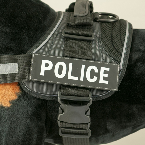 EzyDog Side Patches for Convert Harness - Police