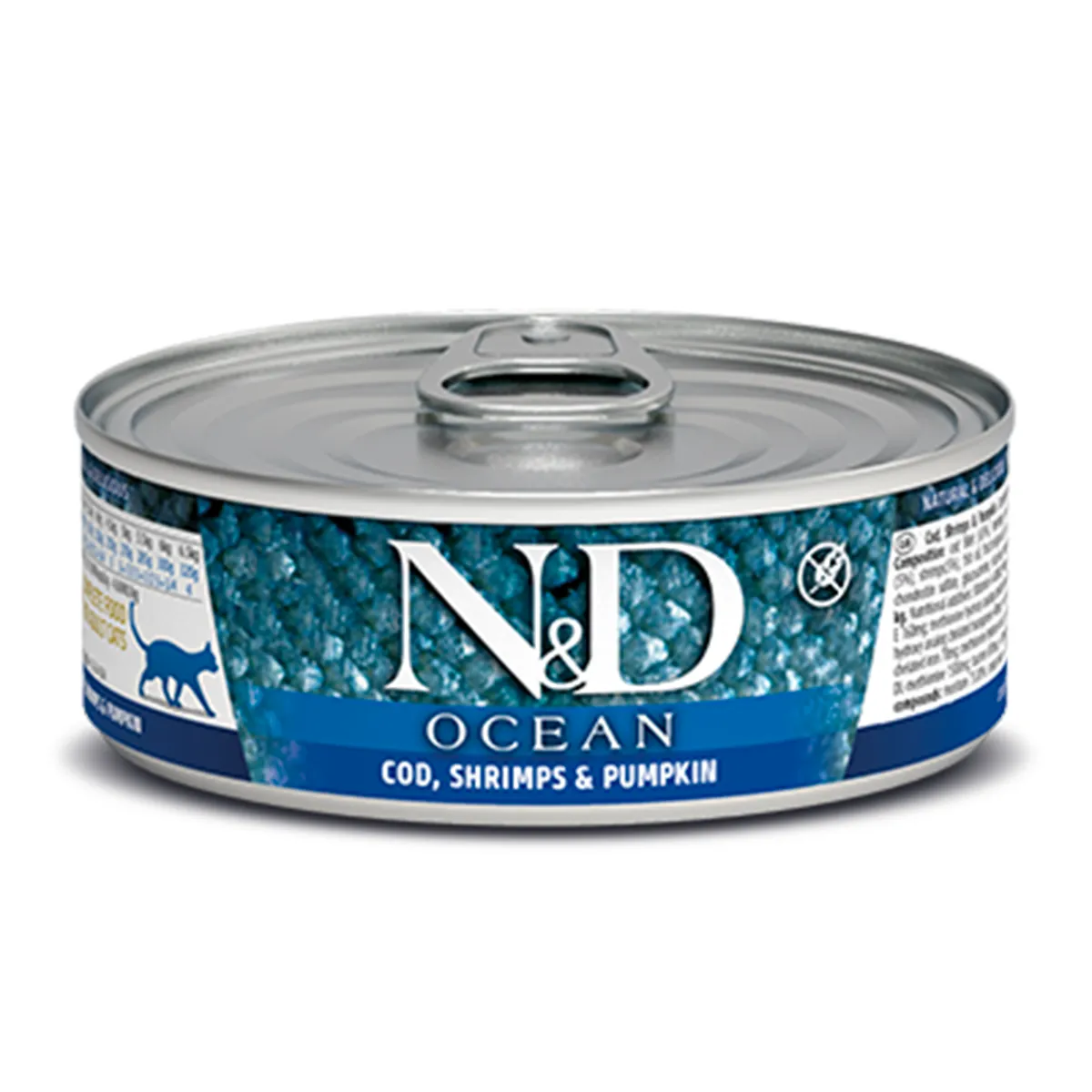 Farmina N&D Ocean Adult Wet Cat Food - Cod, Shrimp & Pumpkin