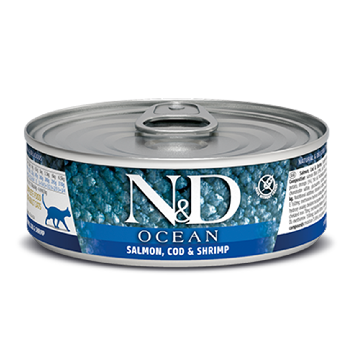 Farmina N&D Ocean Adult Wet Cat Food - Salmon, Cod & Shrimp