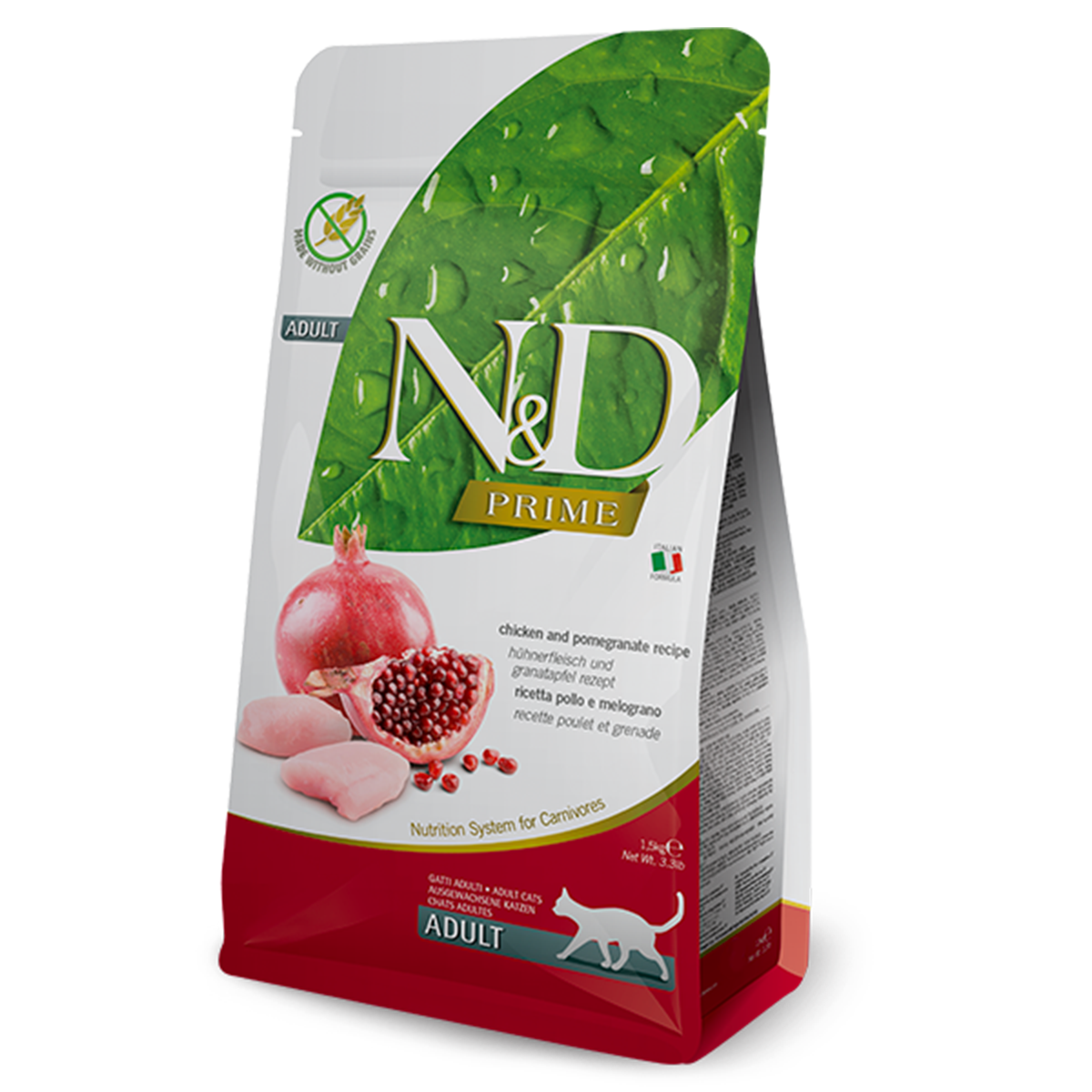 Farmina N&D Prime Adult Dry Cat Food - Chicken & Pomegranate