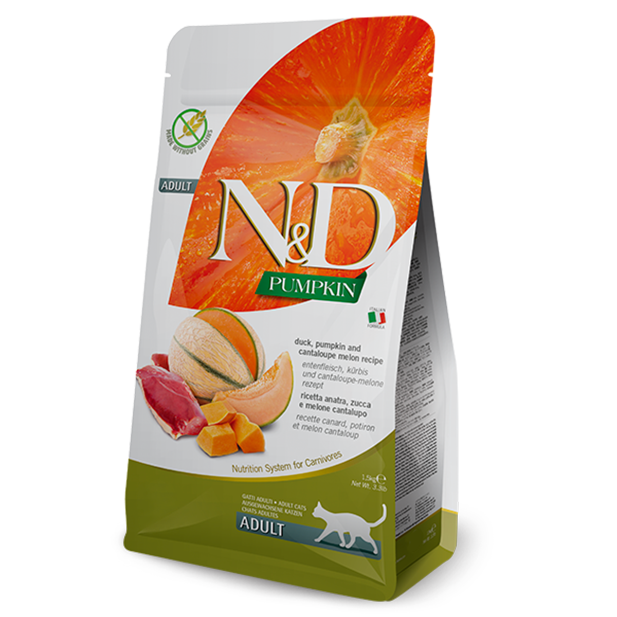 Farmina N&D Pumpkin Adult Dry Cat Food - Pumpkin & Duck