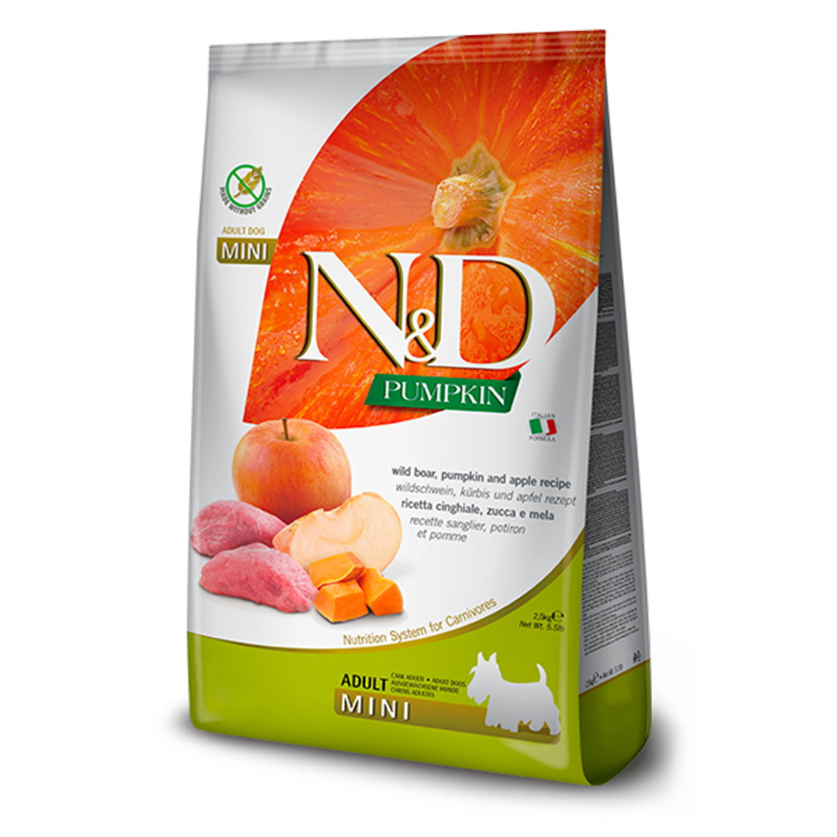 Farmina N&D Pumpkin Adult Mini Dry Dog Food - Boar & Apple