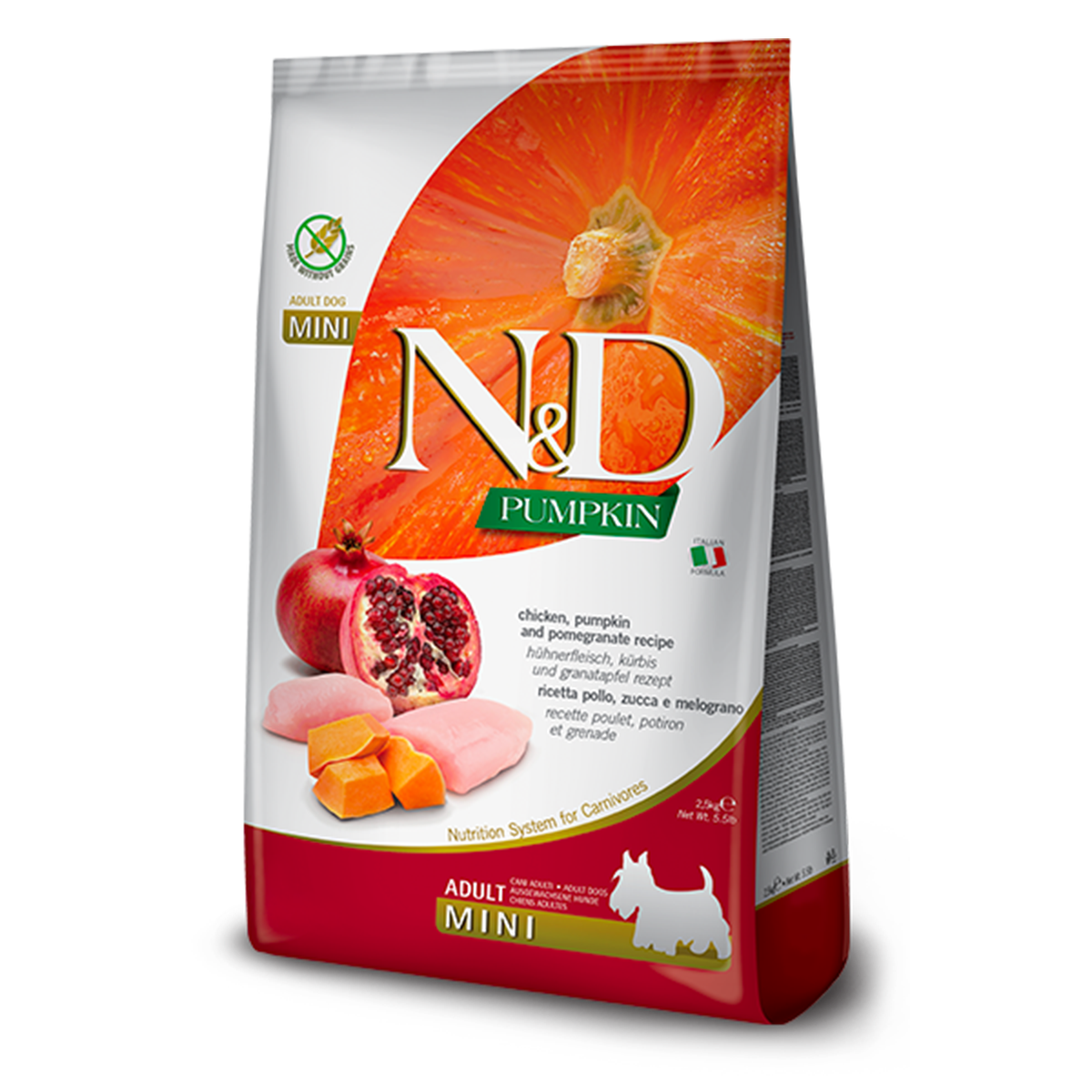 Farmina N&D Pumpkin Adult Mini Dry Dog Food - Chicken & Pomegranate