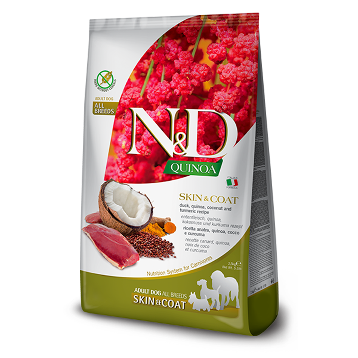 Farmina N&D Quinoa Skin & Coat Adult Dry Dog Food - Duck