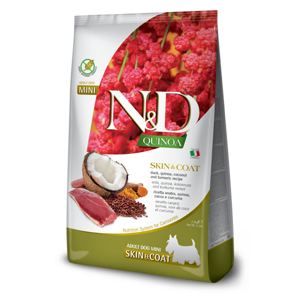 Farmina N&D Quinoa Skin & Coat Adult Mini Dry Dog Food - Duck