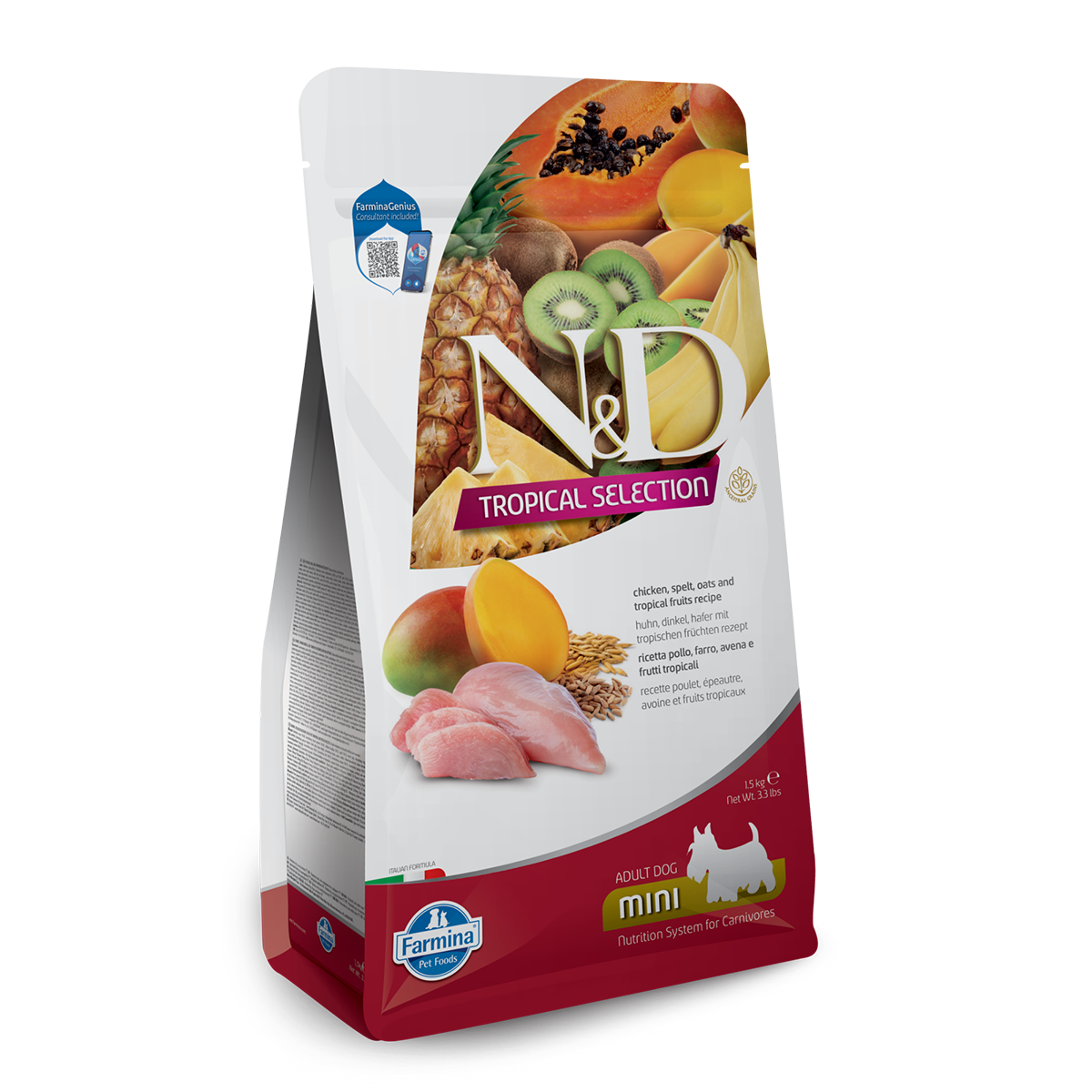 Farmina N&D Tropical Selection Adult Mini Dry Dog Food - Chicken
