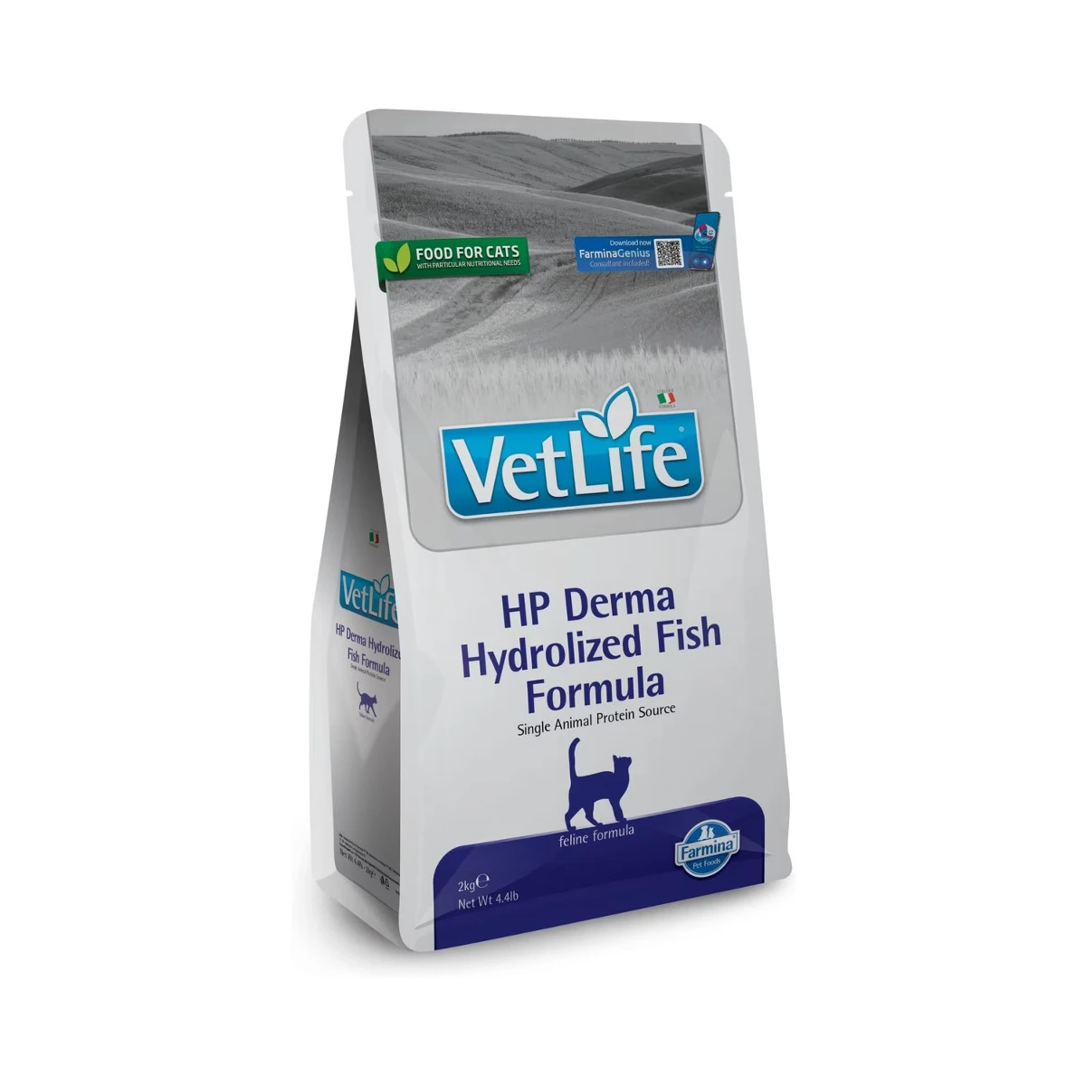 Farmina Vet Life Feline HP Derma Dry Cat Food - Fish