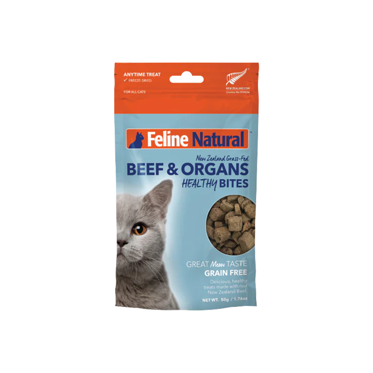 Feline Natural Freeze-Dried Healthy Bites Cat Treats - Beef