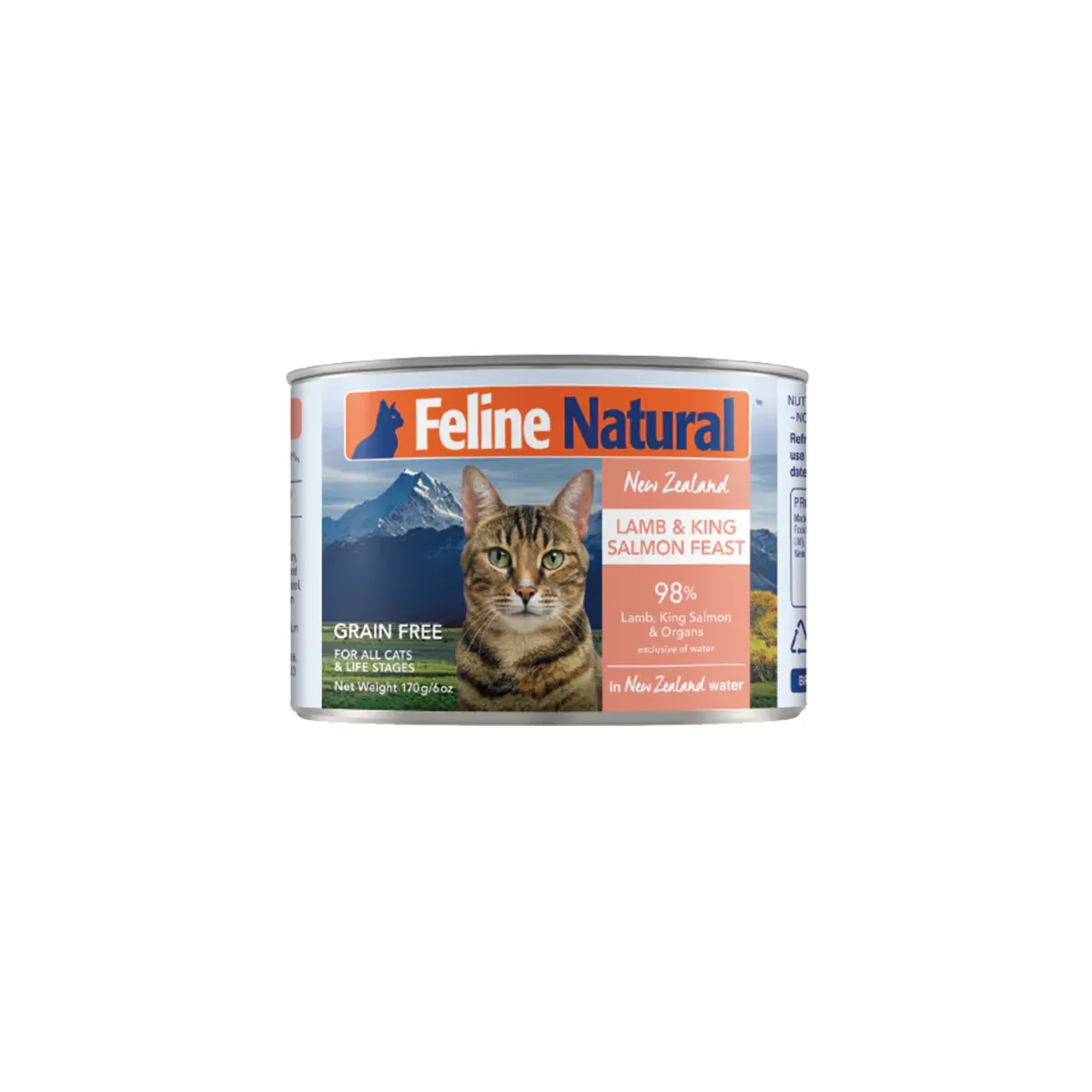 Feline Natural Grain Free Wet Cat Food - Lamb & King Salmon