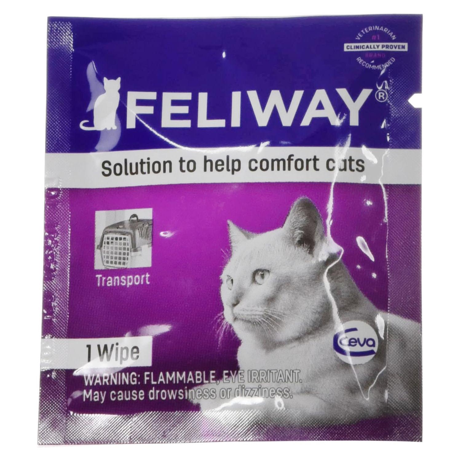 Feliway Calming Travel Wipes for Cats 12 Pa... BaxterBoo