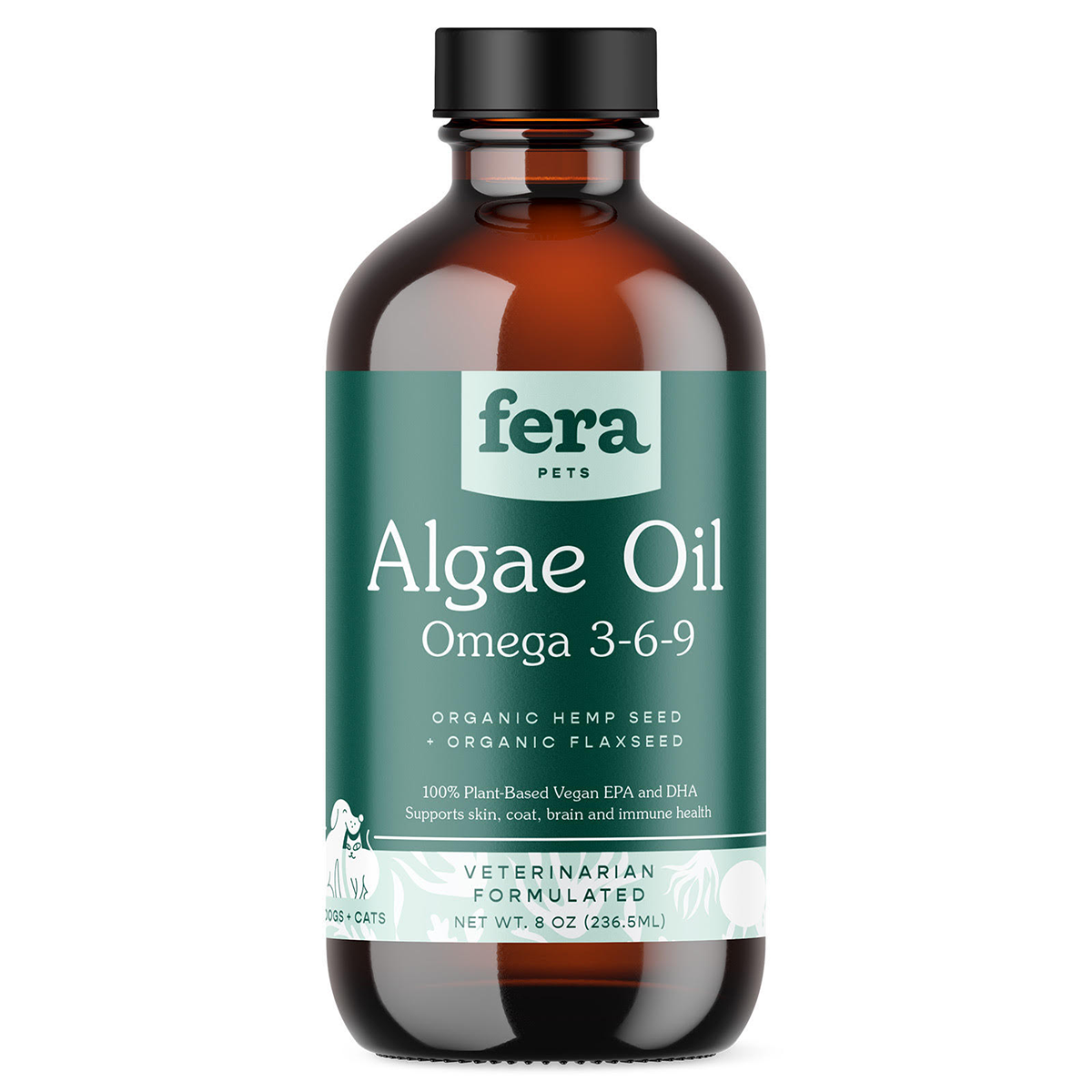Fera Pet Algae Oil Omega 3-6-9 For Cats and Dogs