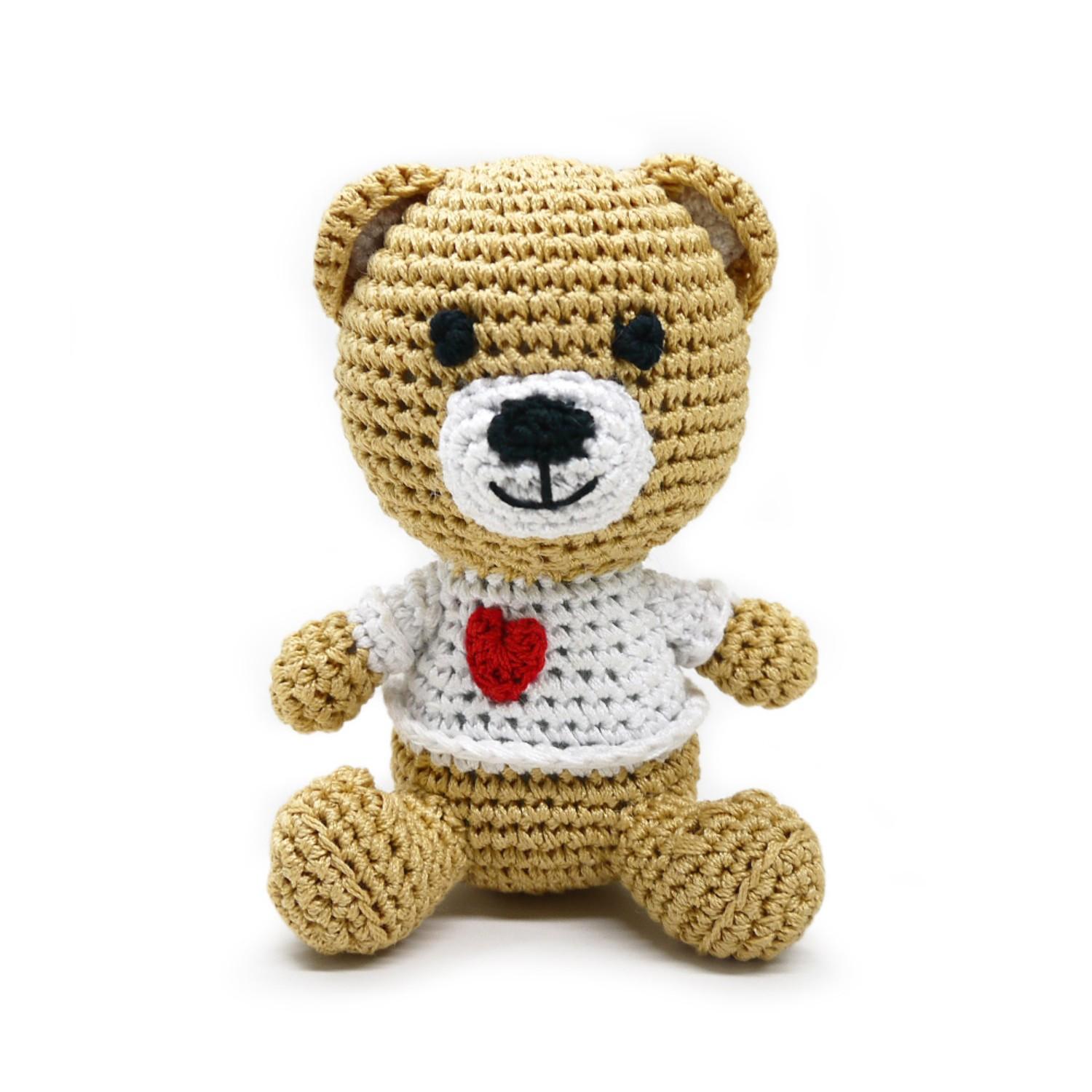 Teddy Bear Crochet Dog Toy by Dogo