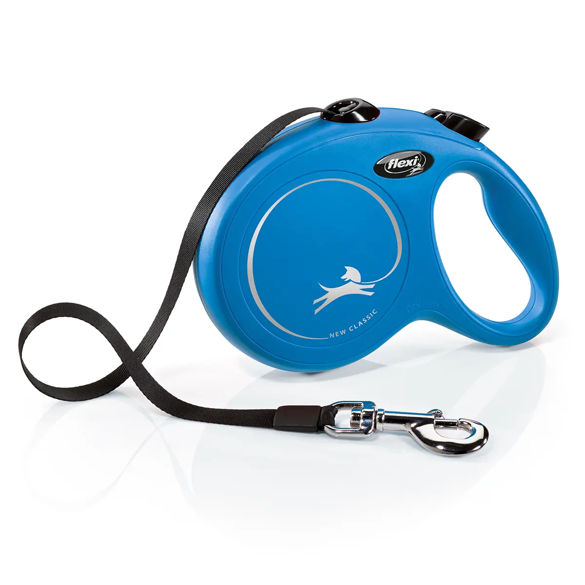 Flexi Classic Tape Retractable Dog Leash - Blue