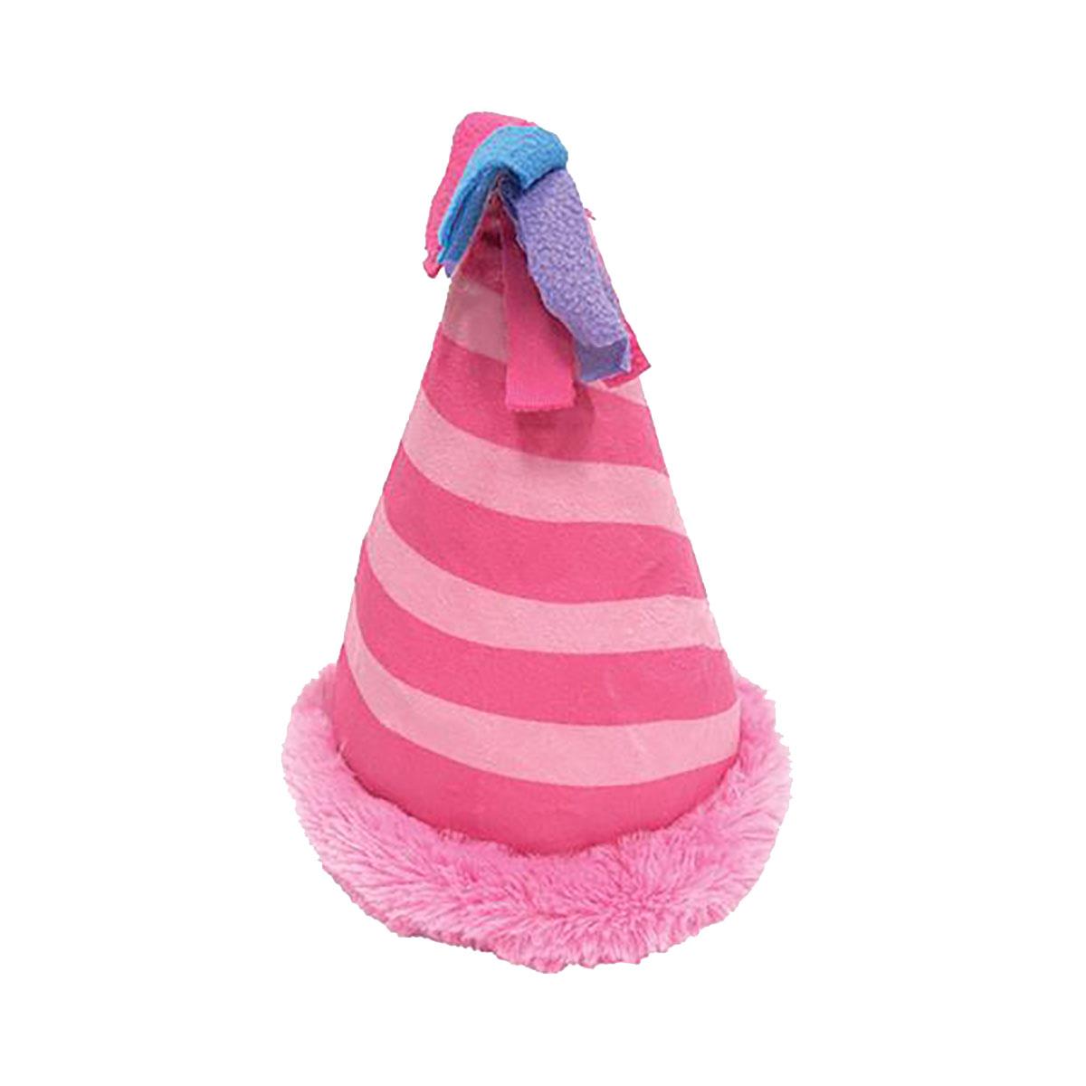 foufou Dog Birthday Hat Crinkle Plush Dog Toy... | BaxterBoo