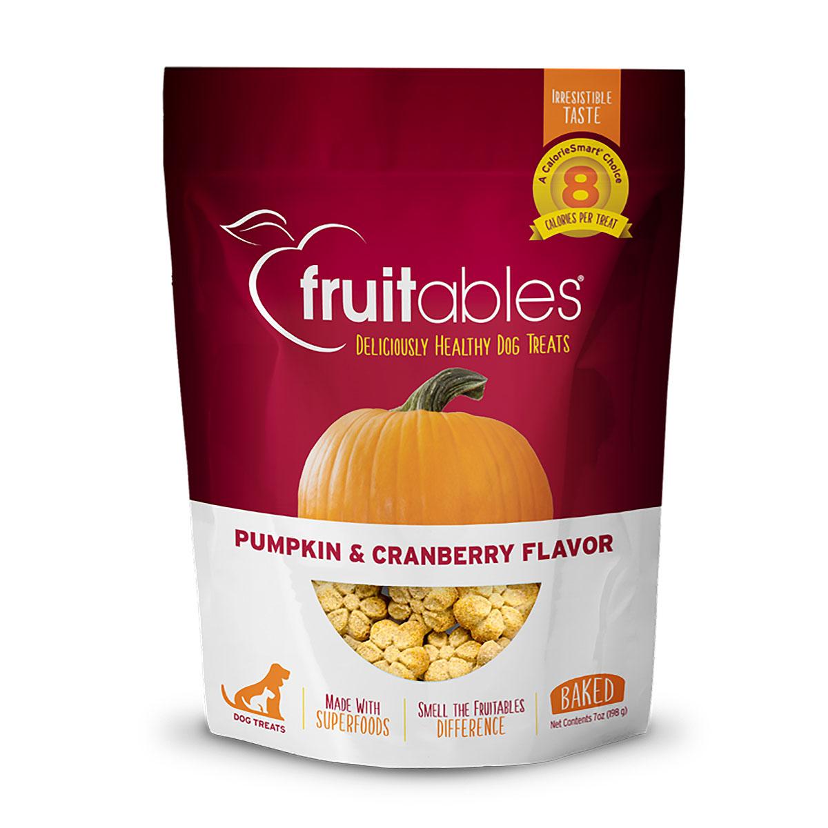 Fruitables Dog Treats - Pumpkin & Cranberry