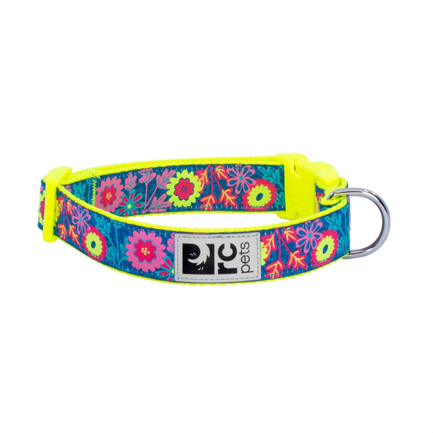 Flower Power Adjustable Dog Collar by RC Pets