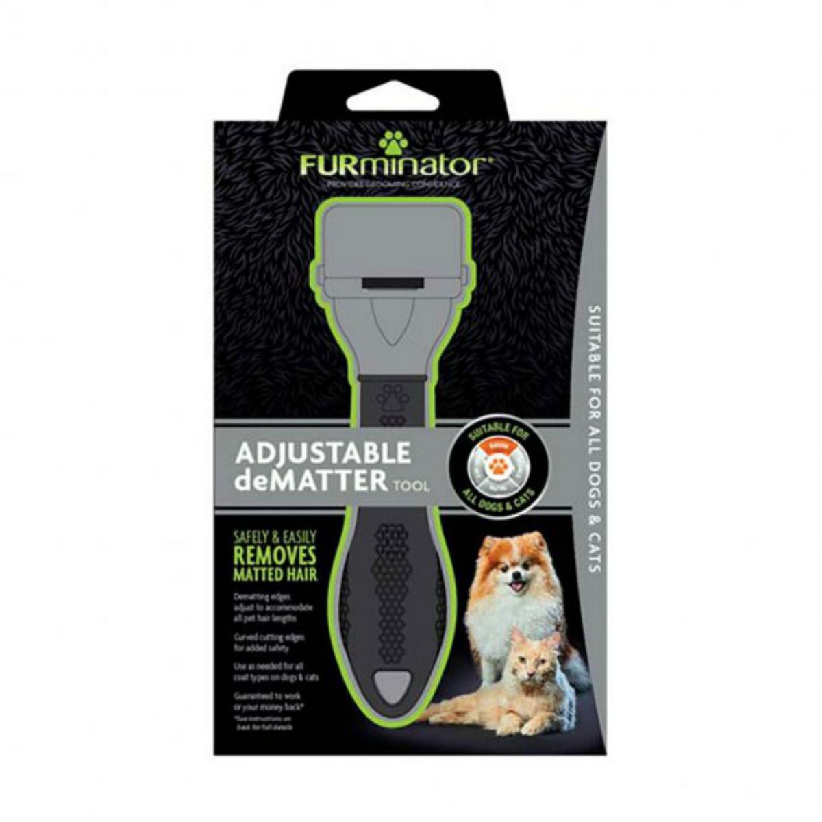 FURminator Adjustable Dematter Tool for Dogs ... | BaxterBoo