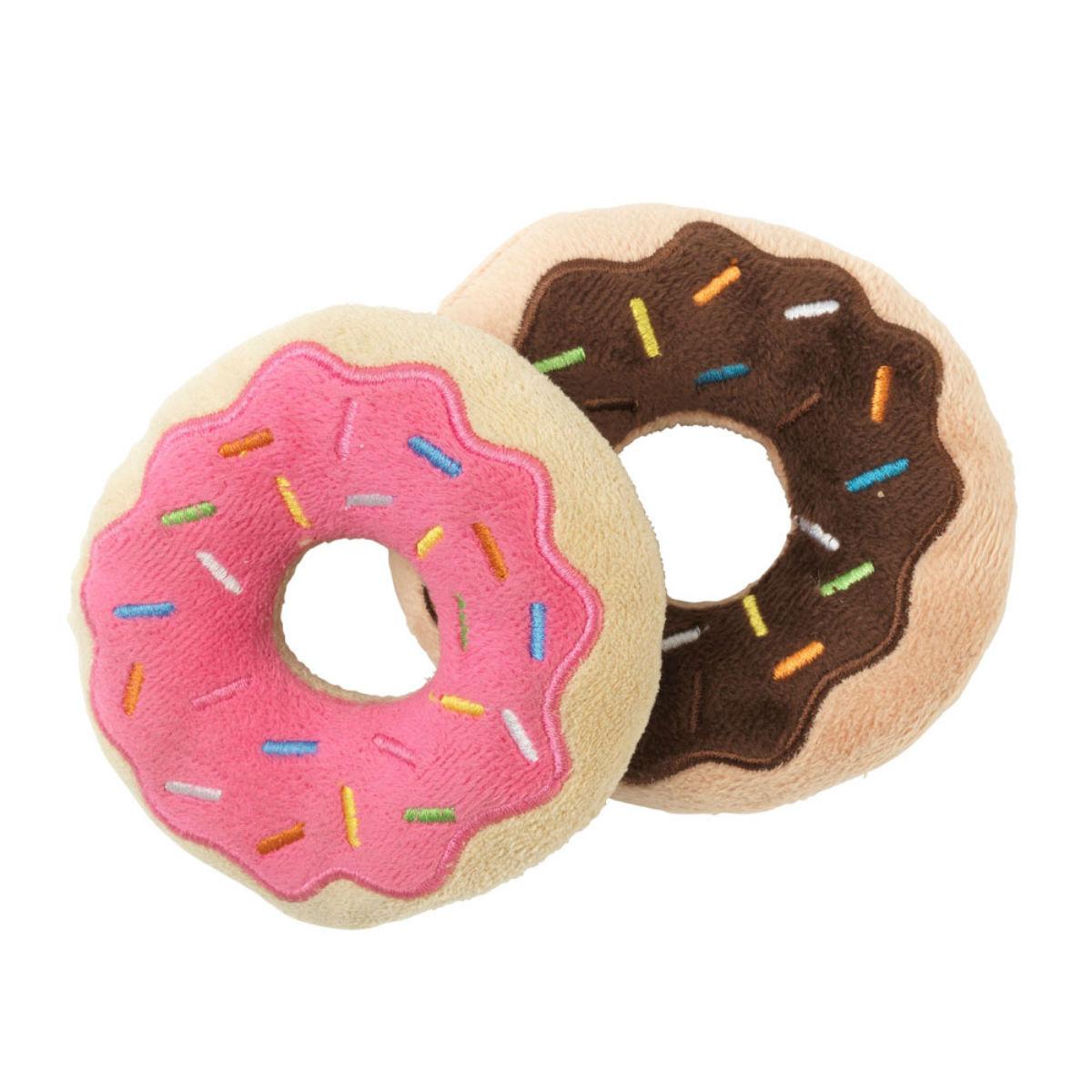 FuzzYard Donuts Plush Dog Toy - 2 Pack