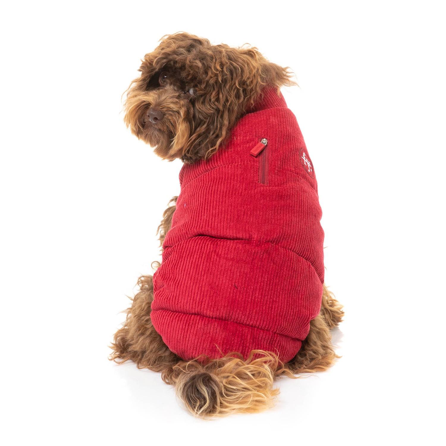 FuzzYard Mosman Puffer Dog Jacket - Red | BaxterBoo