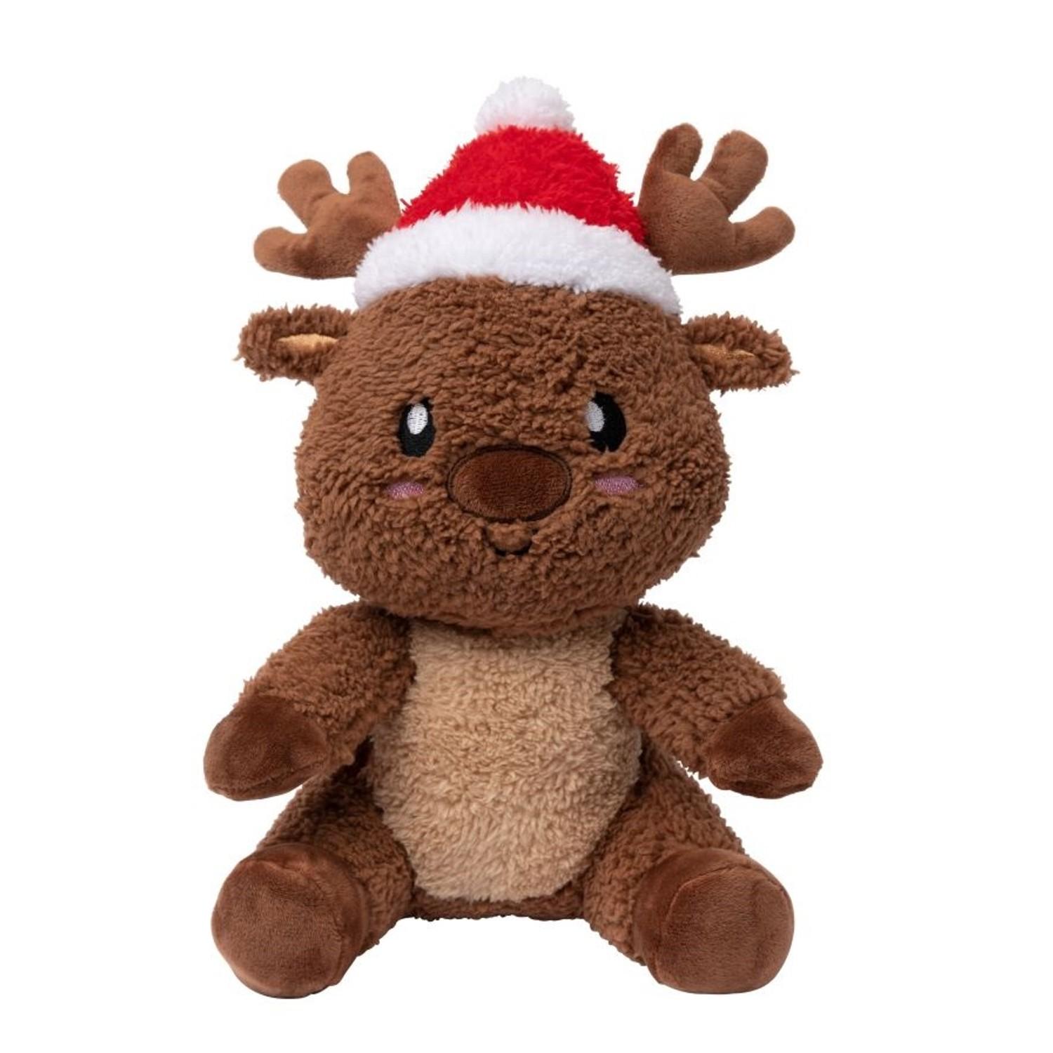 FuzzYard Holiday Neighborhood Nasties Dog Toy - Rodney Reindeer