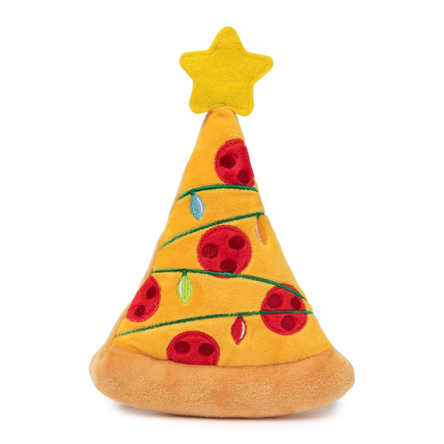 FuzzYard Holiday Dog Toy - Pizzamas Tree