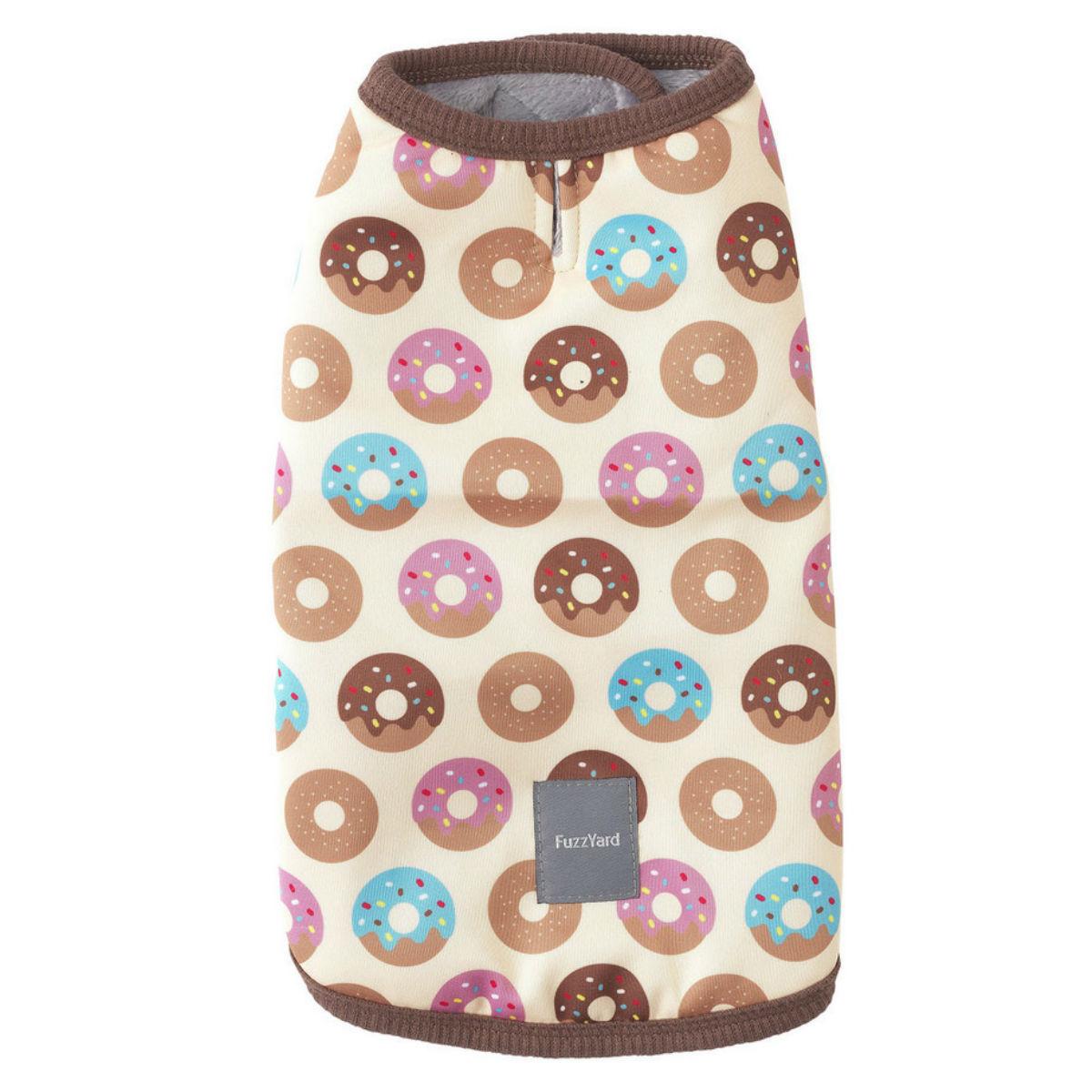 FuzzYard Go Nuts (Donuts) Wrap Dog Vest