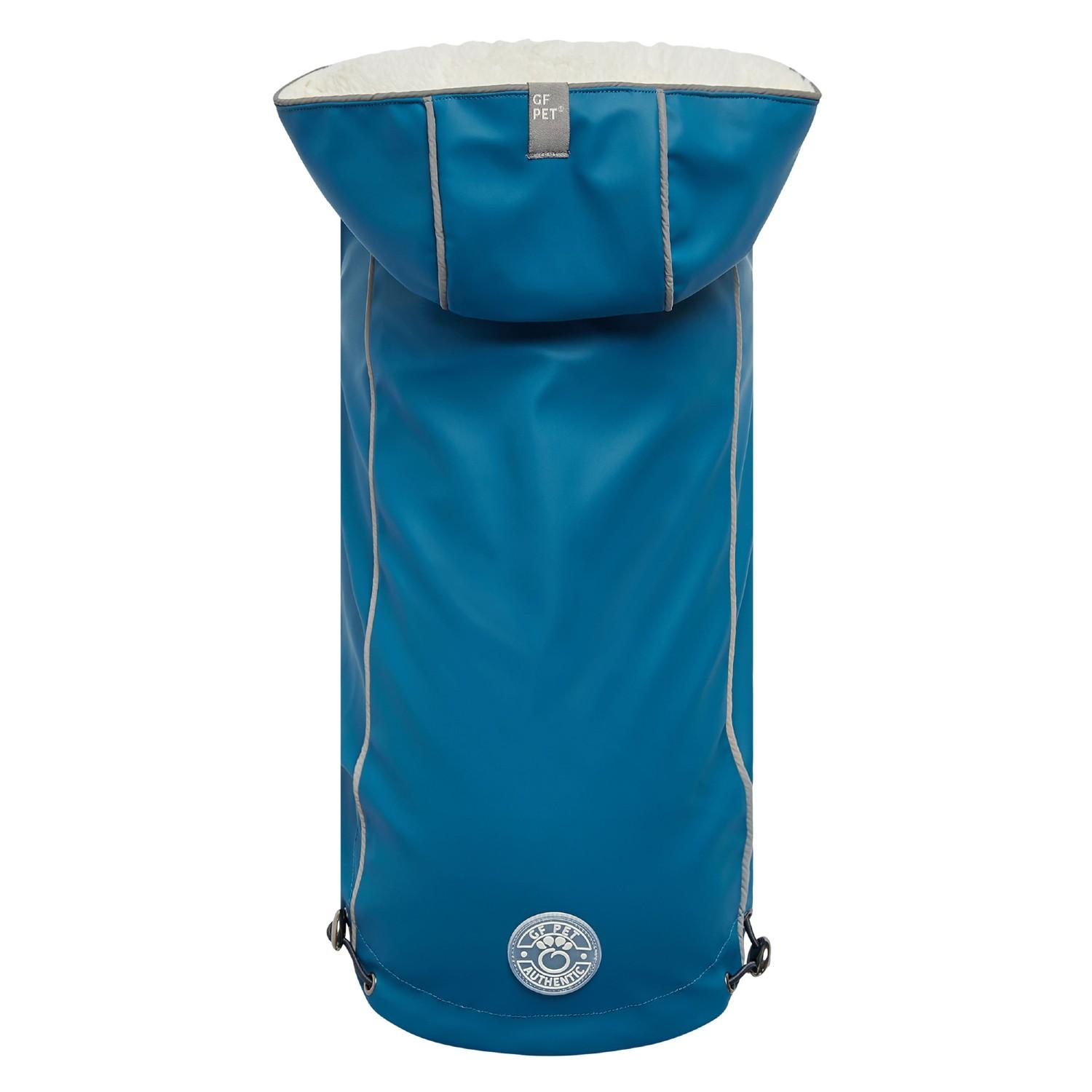 GF Pet Elasto-Fit Insulated Dog Raincoat - Dark Blue