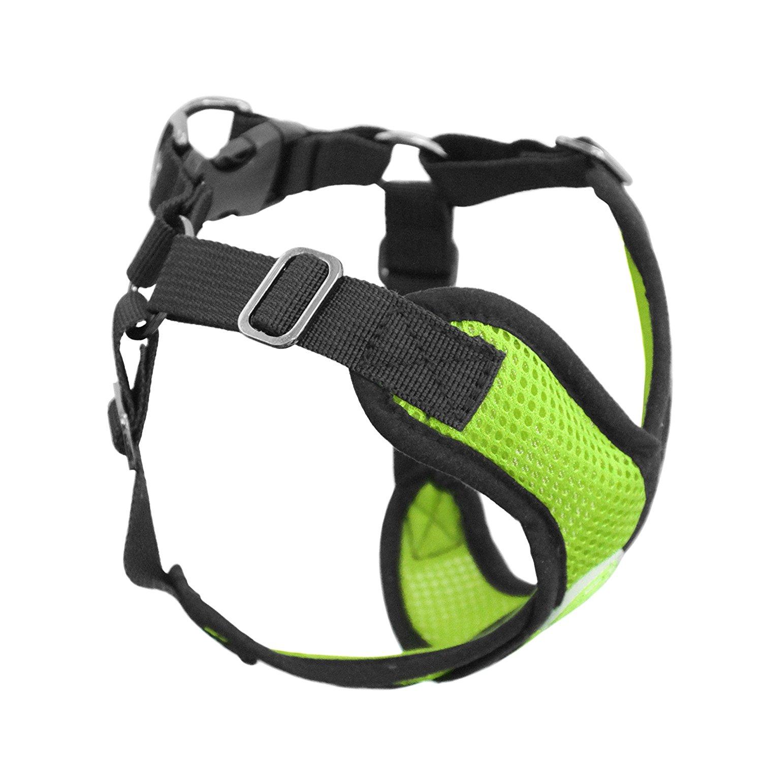 Gooby Comfort X Step-In Dog Harness - Lime Gr... | BaxterBoo