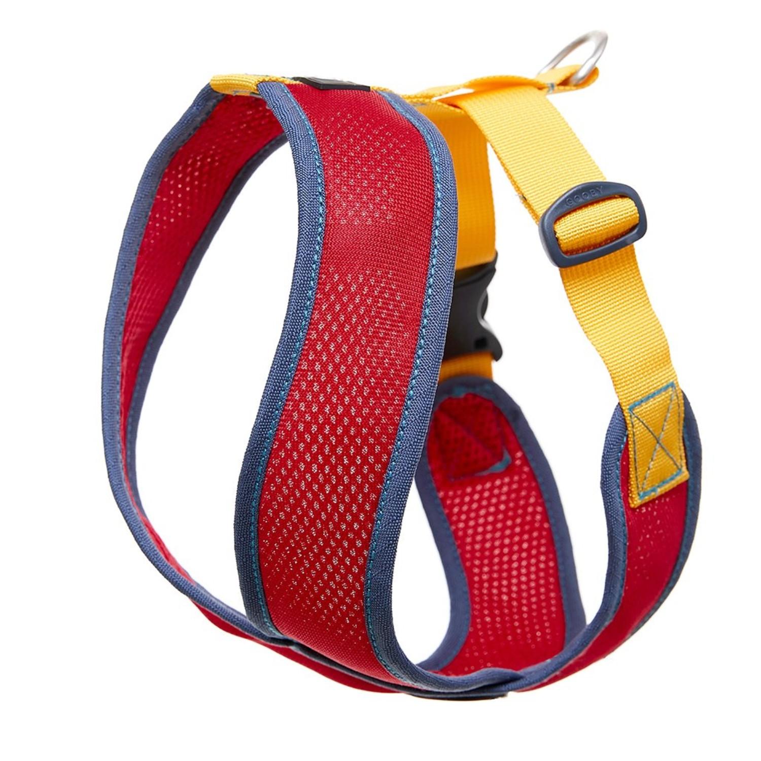 Gooby Comfort X V2 Dog Harness - Red & Yellow... | BaxterBoo