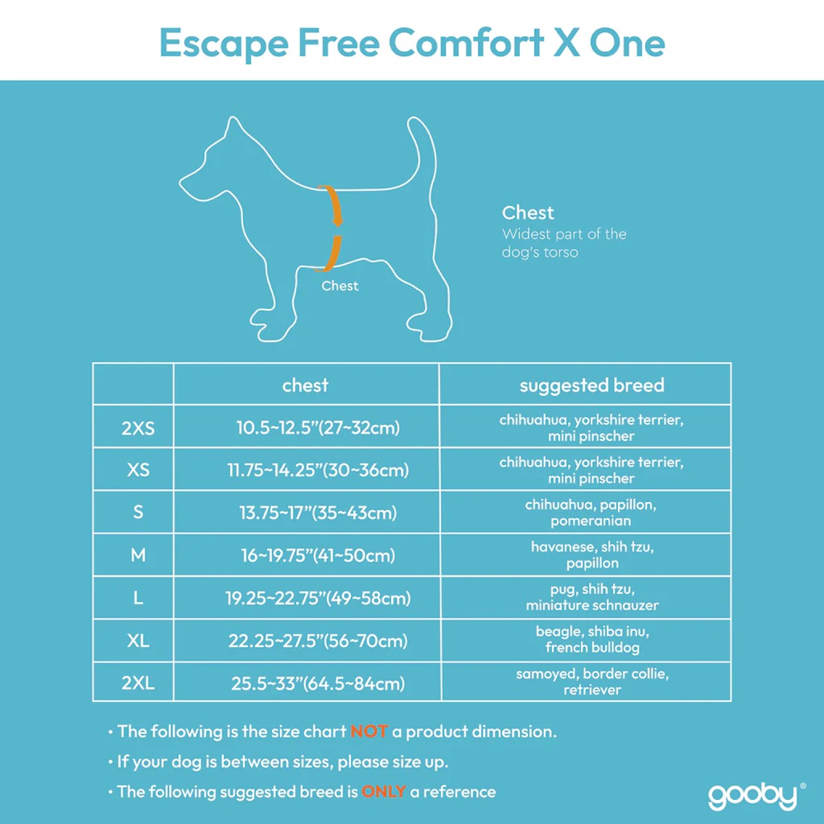 Gooby Escape Free Comfort X One Dog Harness -... | BaxterBoo