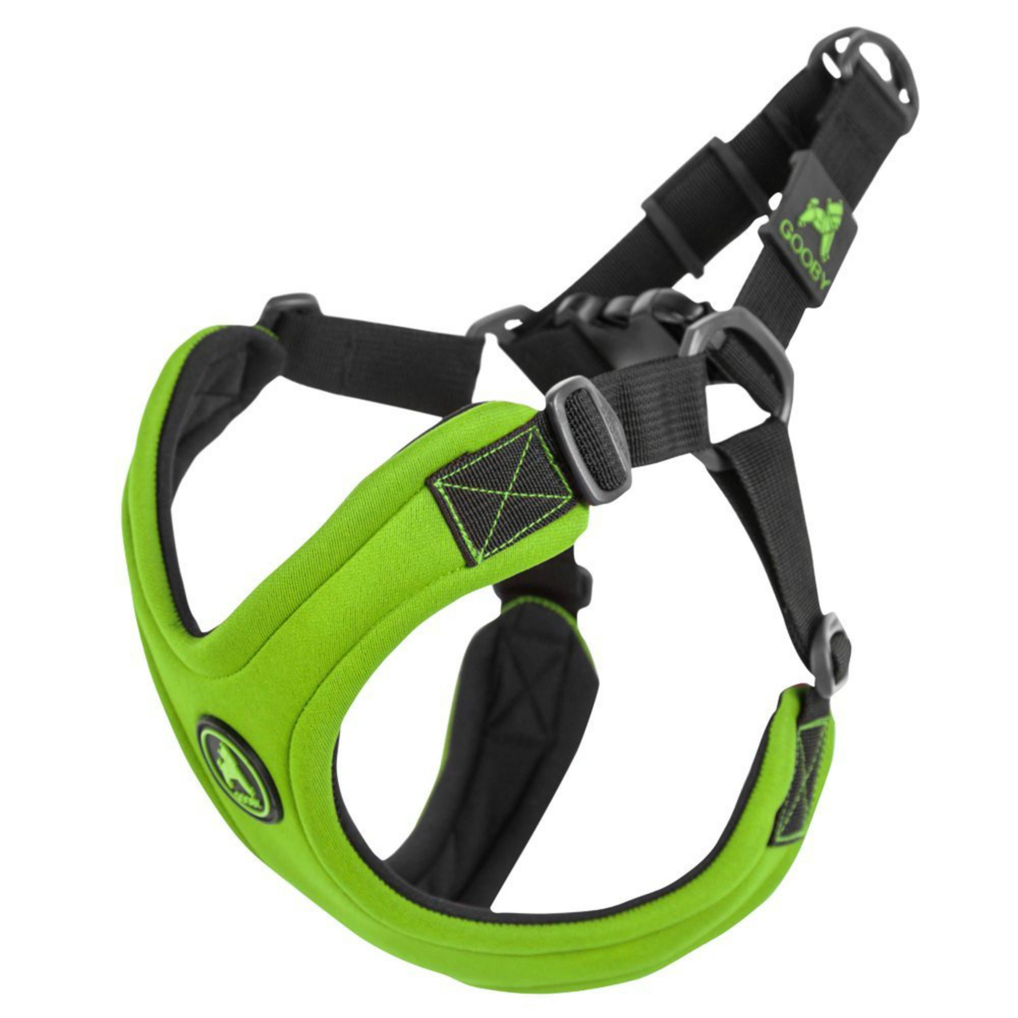 Gooby Escape Free Sport Dog Harness - Lime