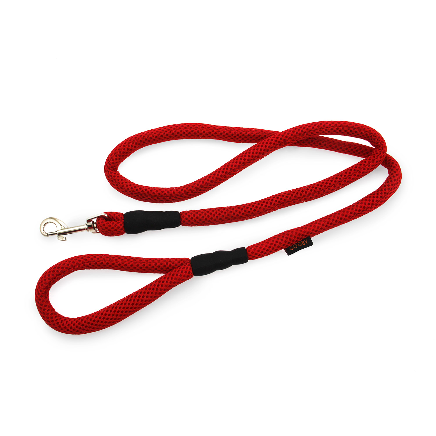 Gooby Mesh Fabric Dog Leash - Red With Same Day Shipping 