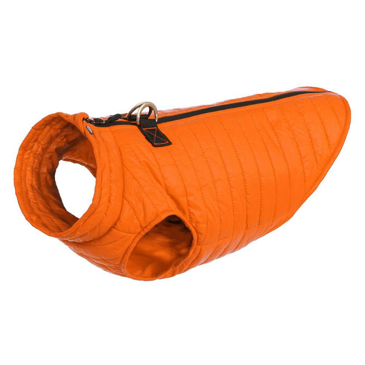 Gooby Puffer Dog Vest - Orange