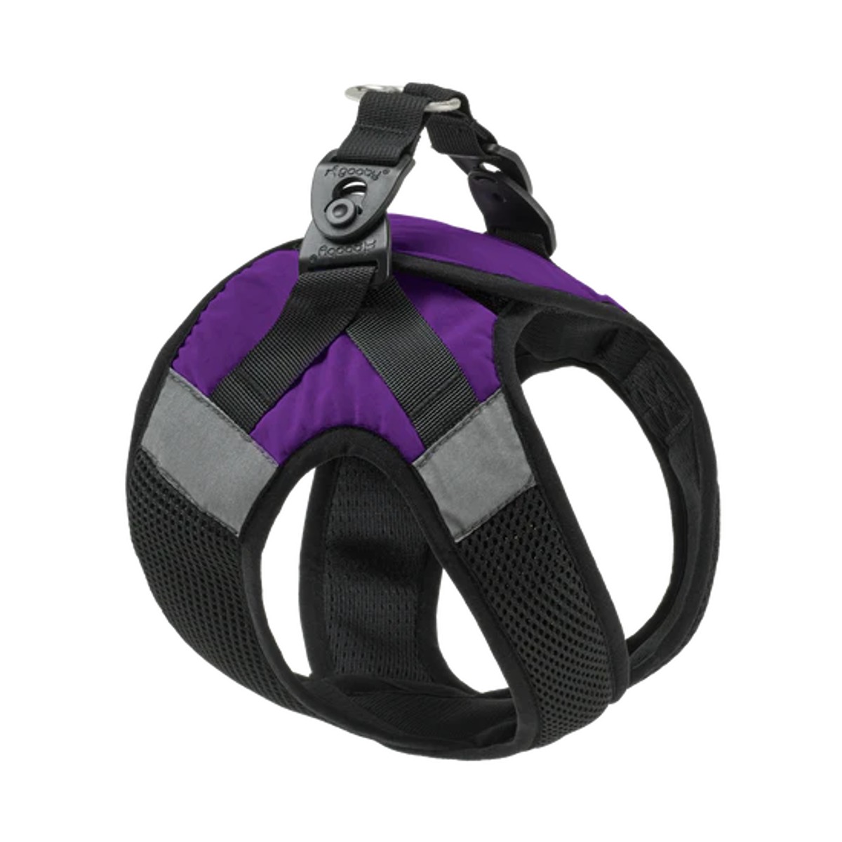 Gooby Soft Mesh X Step-In Dog Harness - Purple