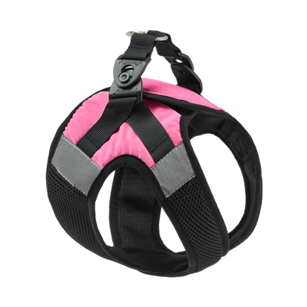 Gooby Soft Mesh X Step-In Dog Harness - Pink