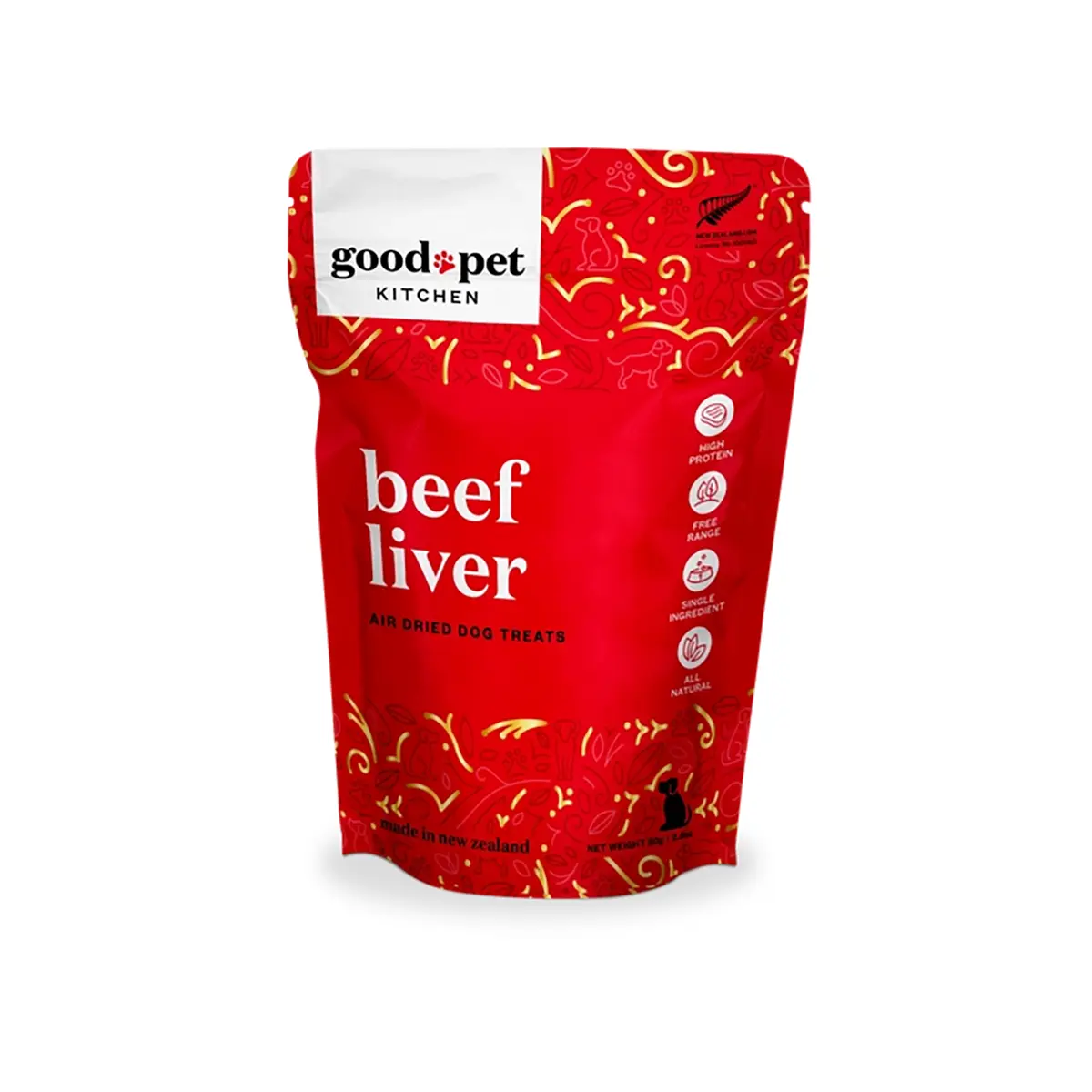 Good Pet Kitchen Air Dried Dog Treats - Beef Liver