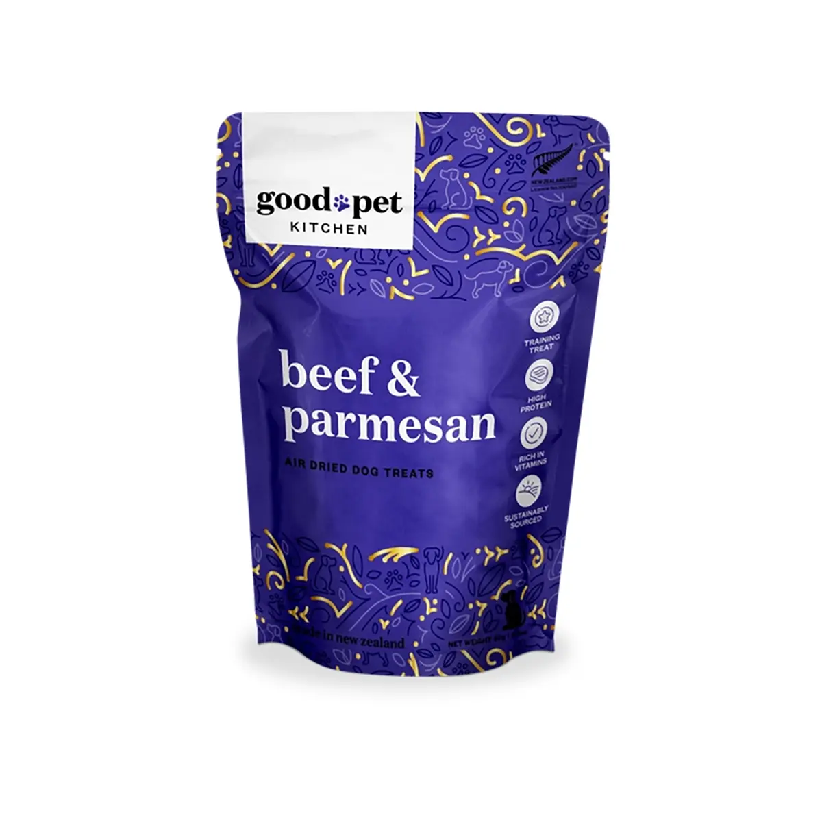 Good Pet Kitchen Air Dried Dog Treats - Beef & Parmesan