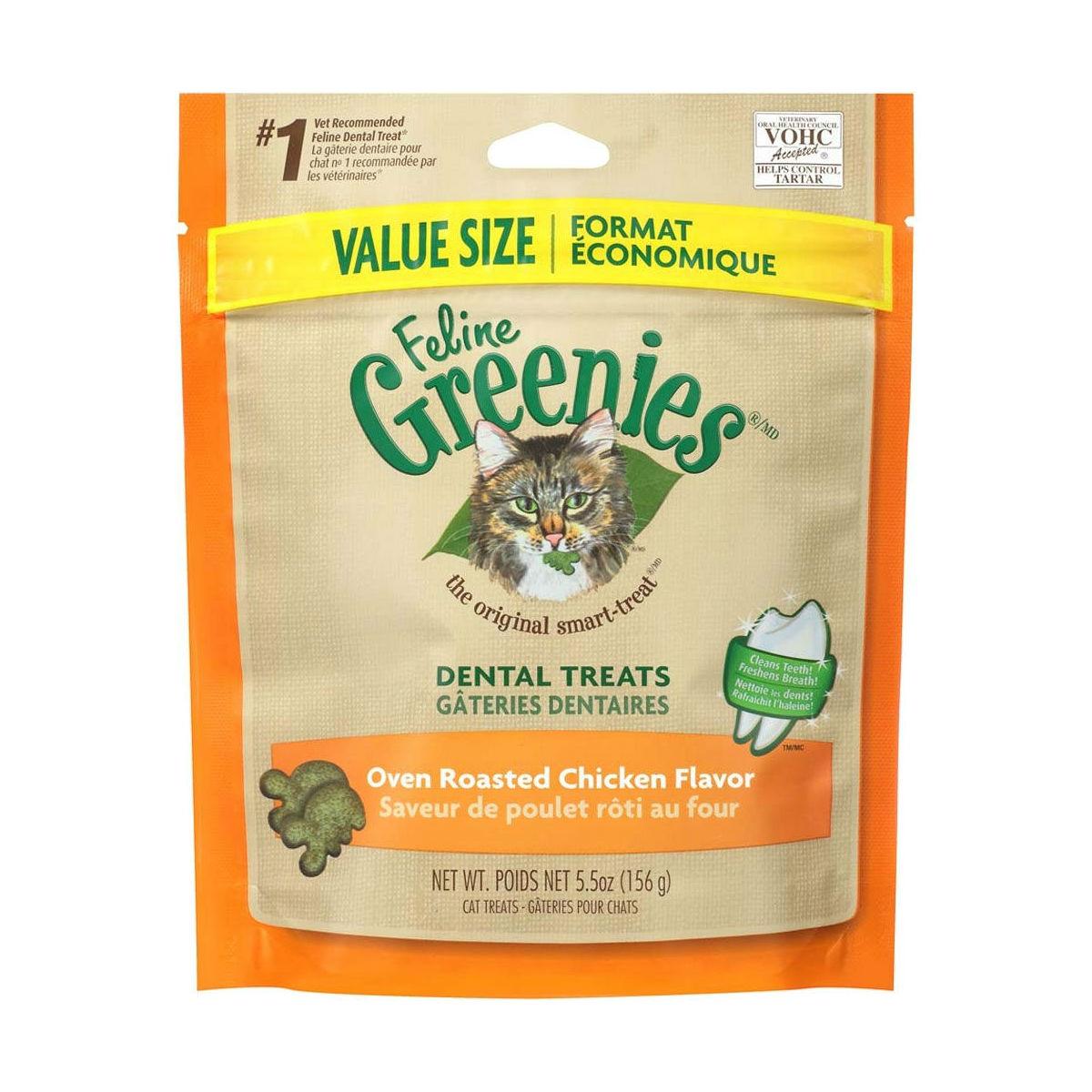 Greenies Feline Dental Cat Treats - Oven Roas... | BaxterBoo