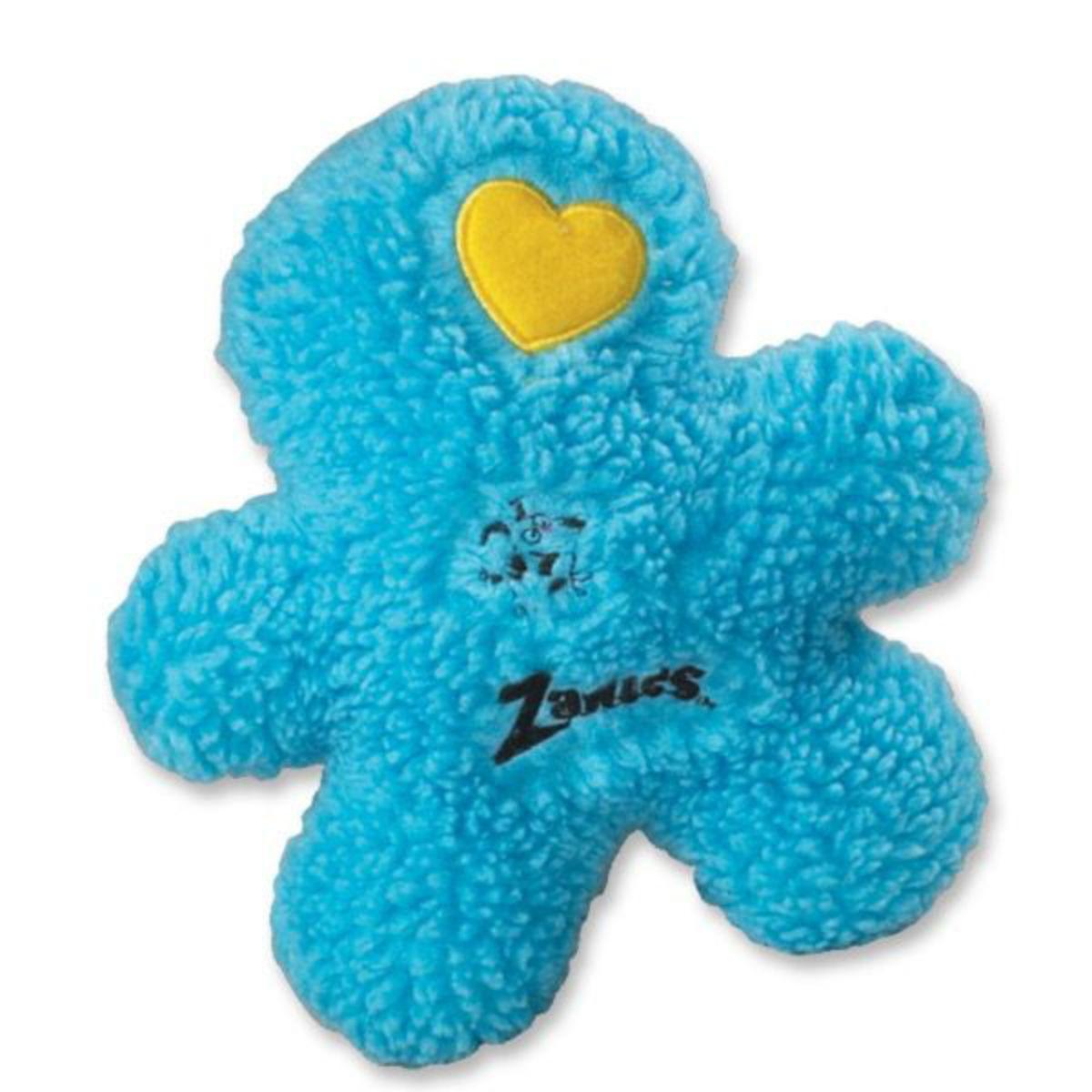 Zanies Embroidered Berber Boys Dog Toy - Blue