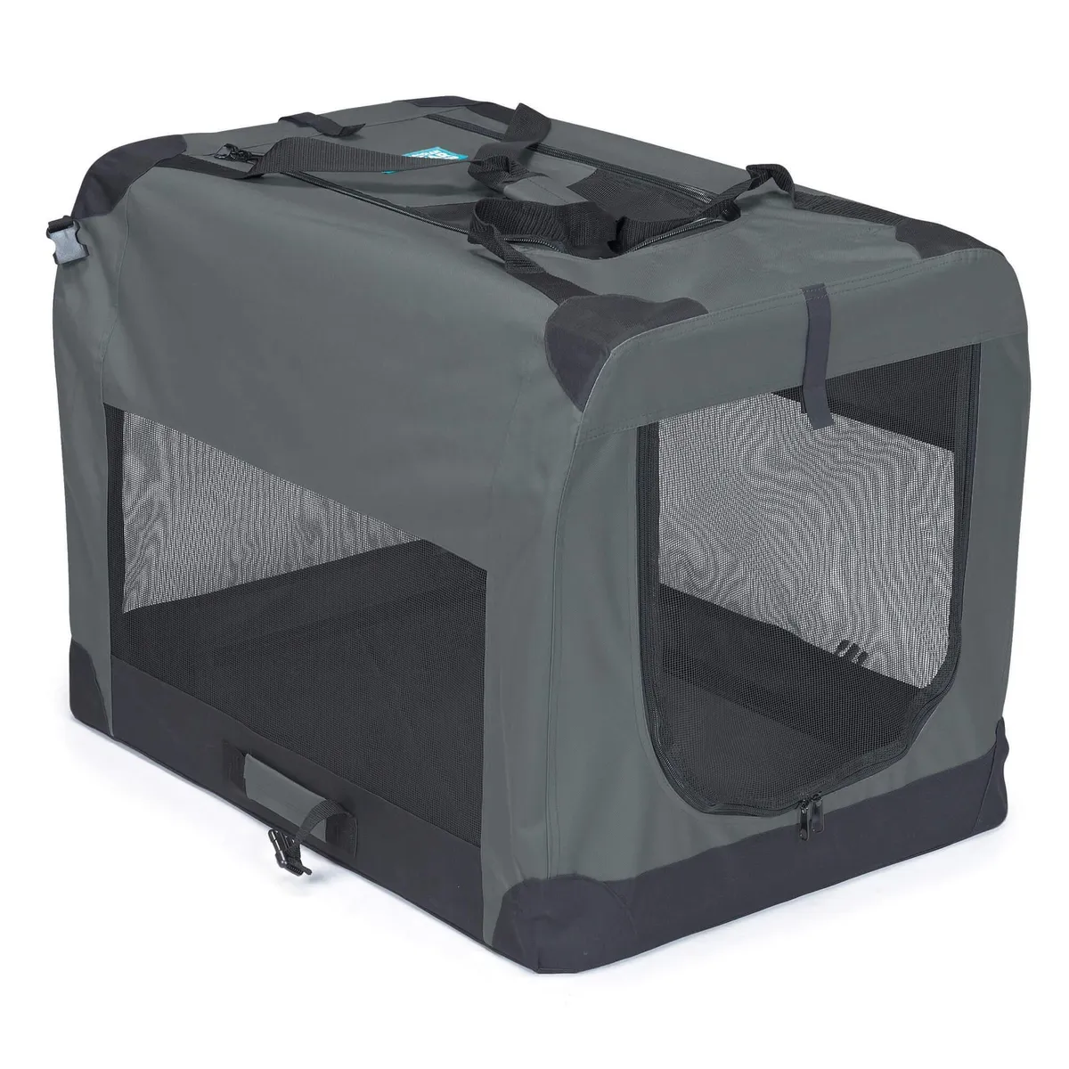 Guardian Gear Collapsible Soft Pet Crate - Gray