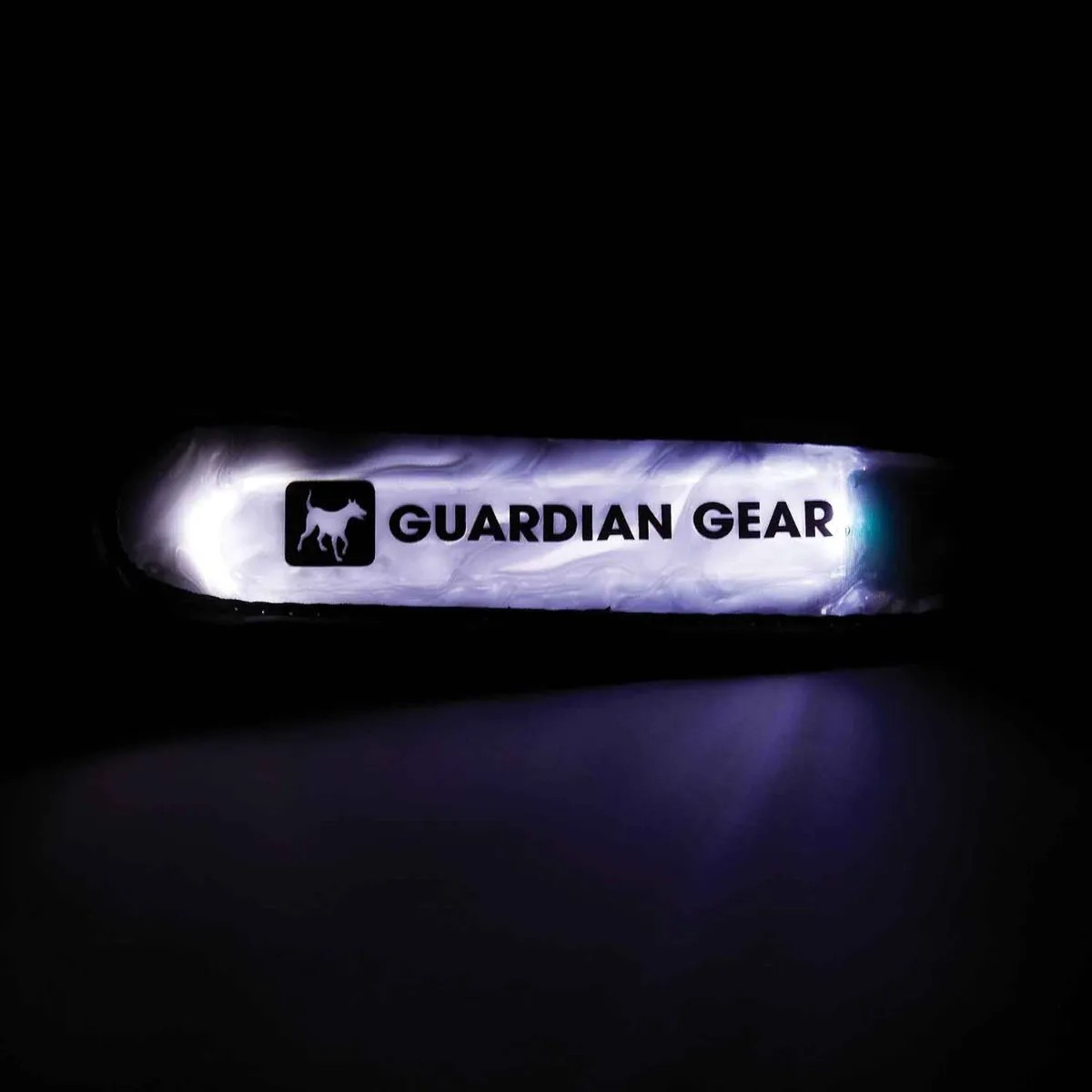 Guardian Gear LED Safety Light Dog Collar Attachment - White
