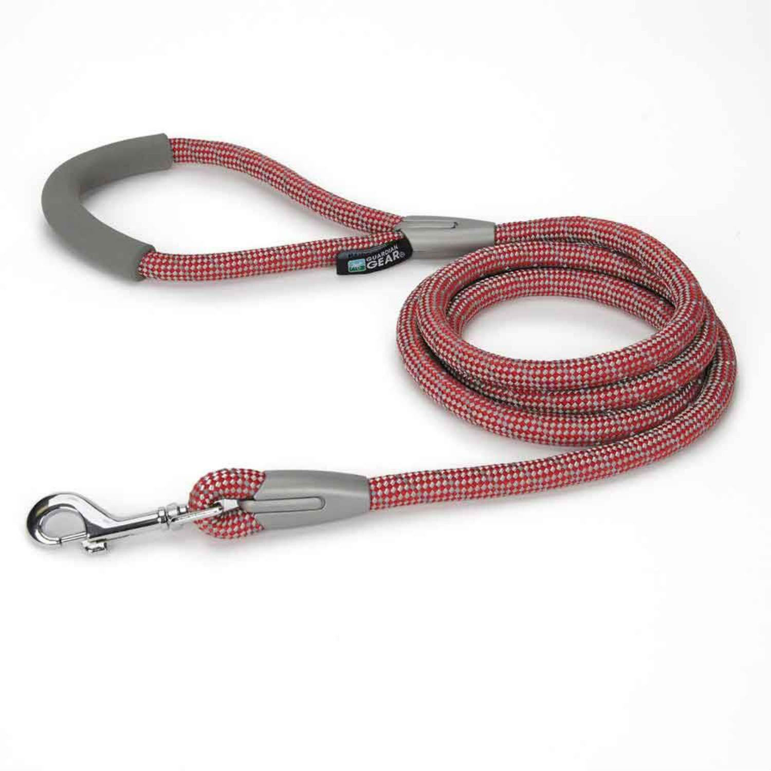 Guardian Gear Reflective Rope Dog Leash - Red
