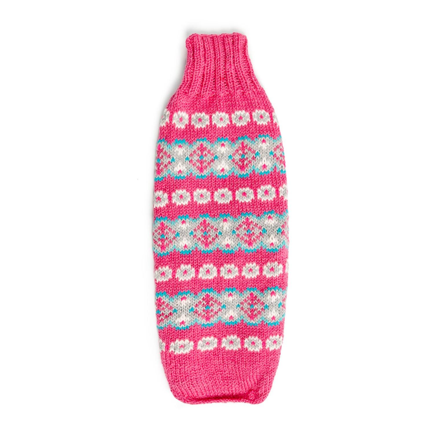 Pink Nordic Sweater by Chilly Dog