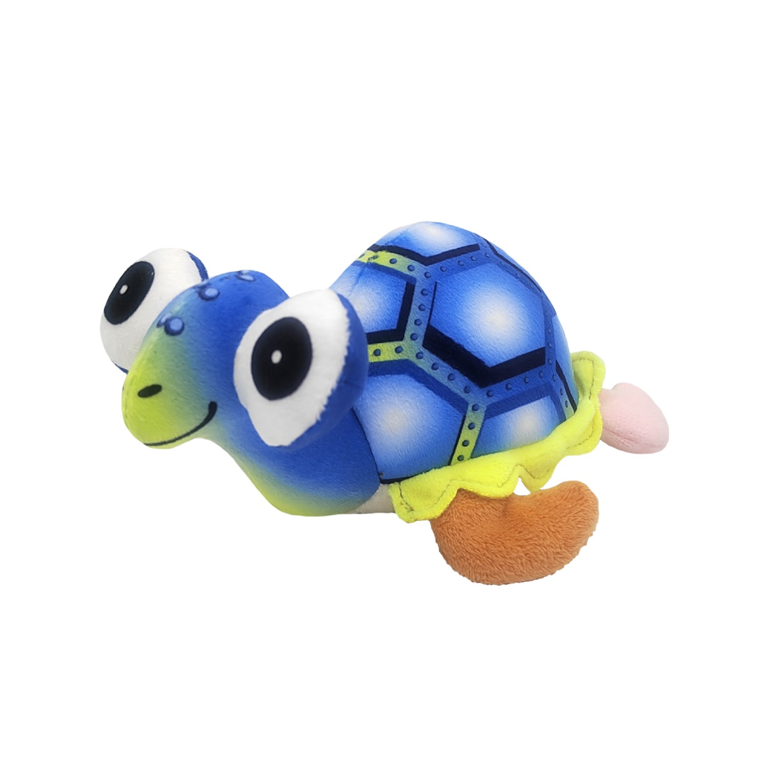 Happy Tails Doodles Dog Toy - Blue Turtle