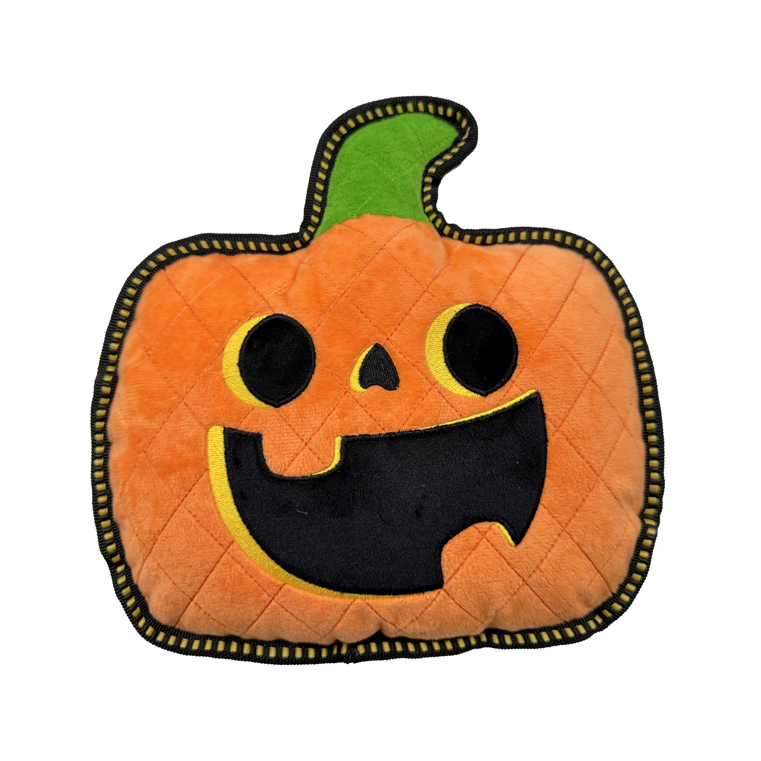 Happy Tails Halloween Durable Dog Toy - Stitched Pumpkin
